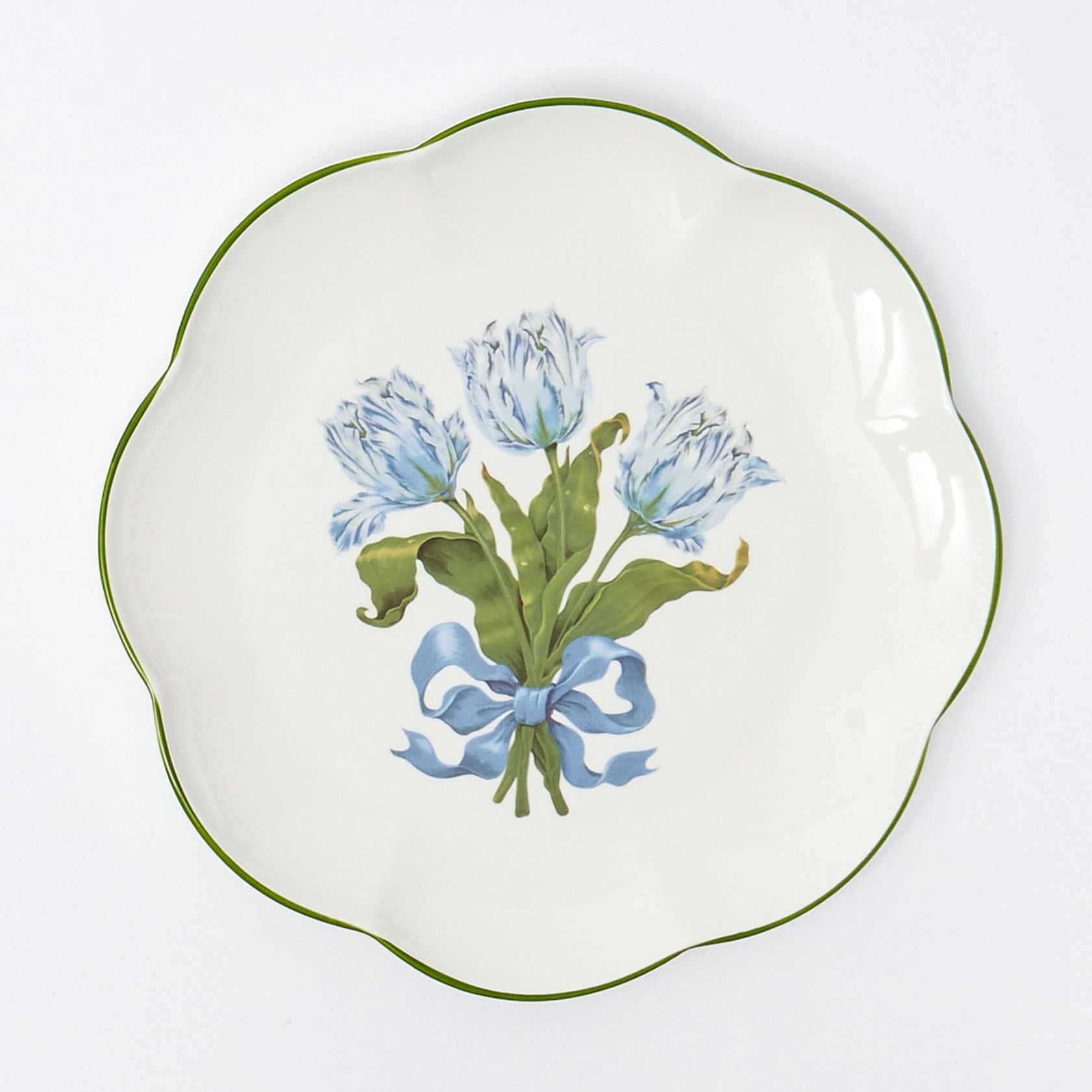 Set of 7 Tulip outlet Salad Plates