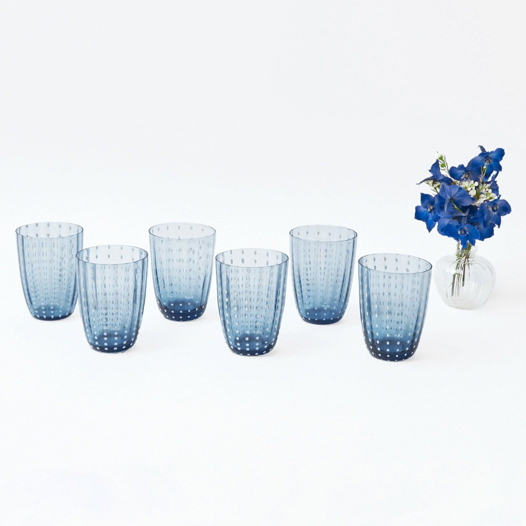 Blue Provence Water Glasses (Set of 4) – Mrs. Alice