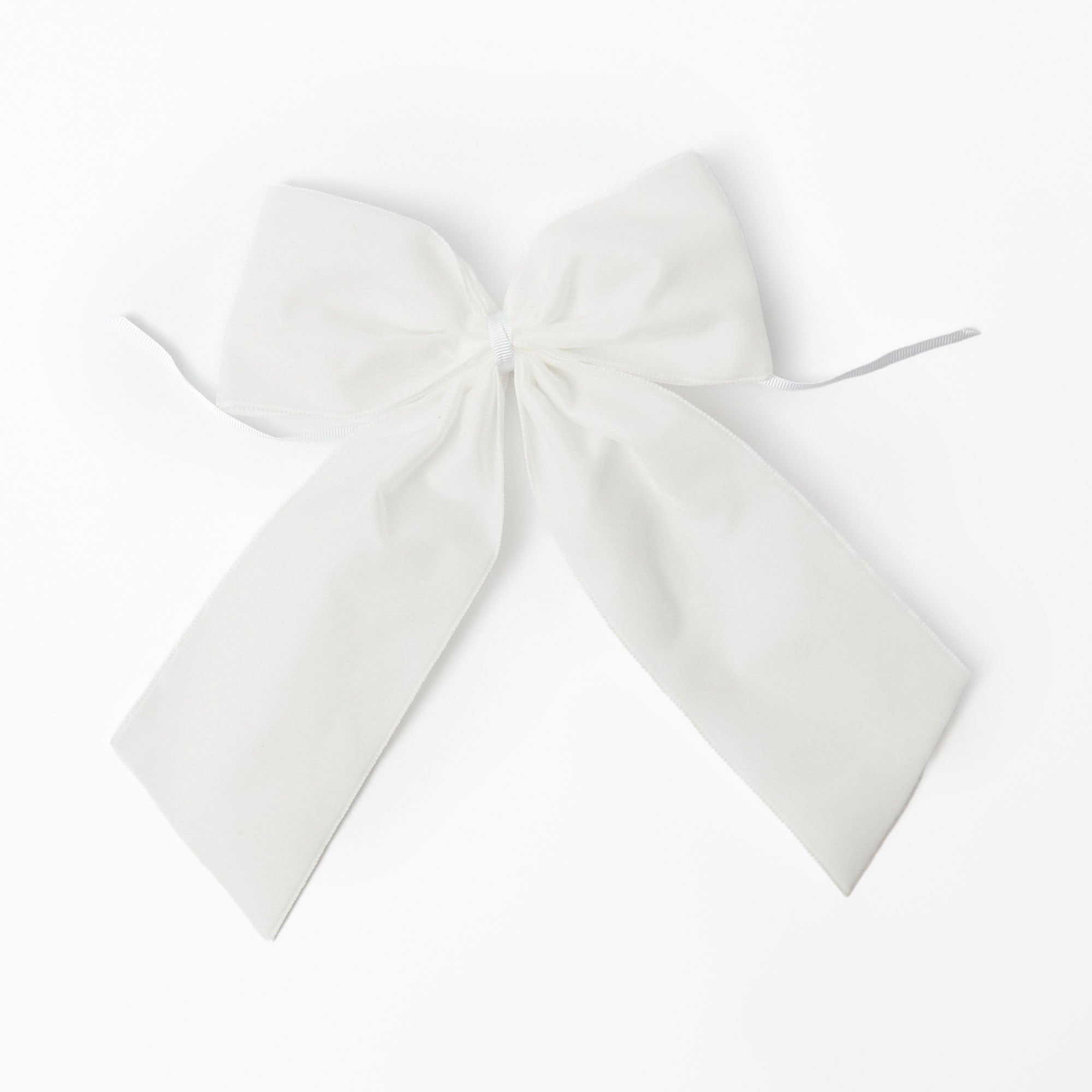 My Dearly Beloved White Organza Oversized Bow Hair Clip