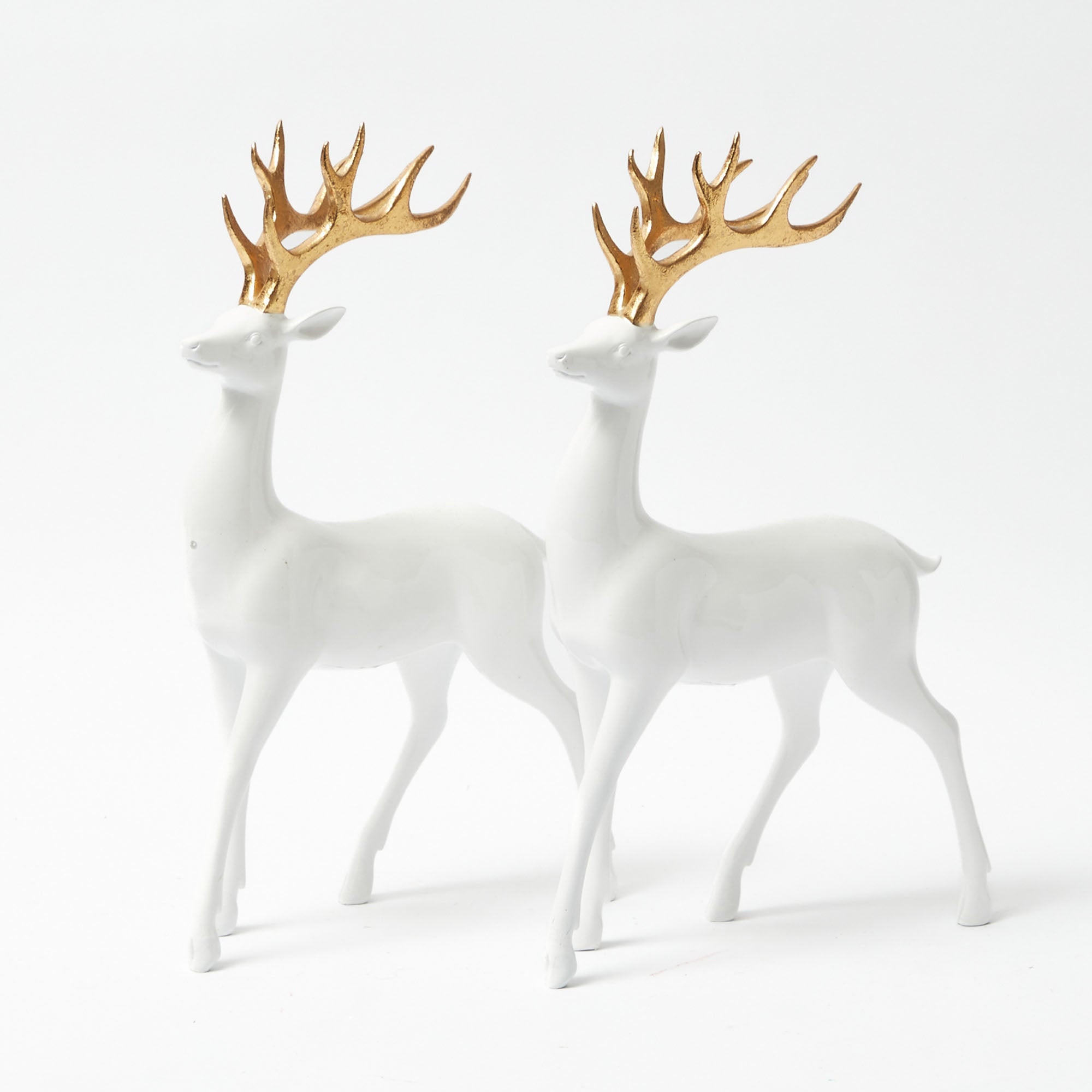 Gold reindeer deals antlers