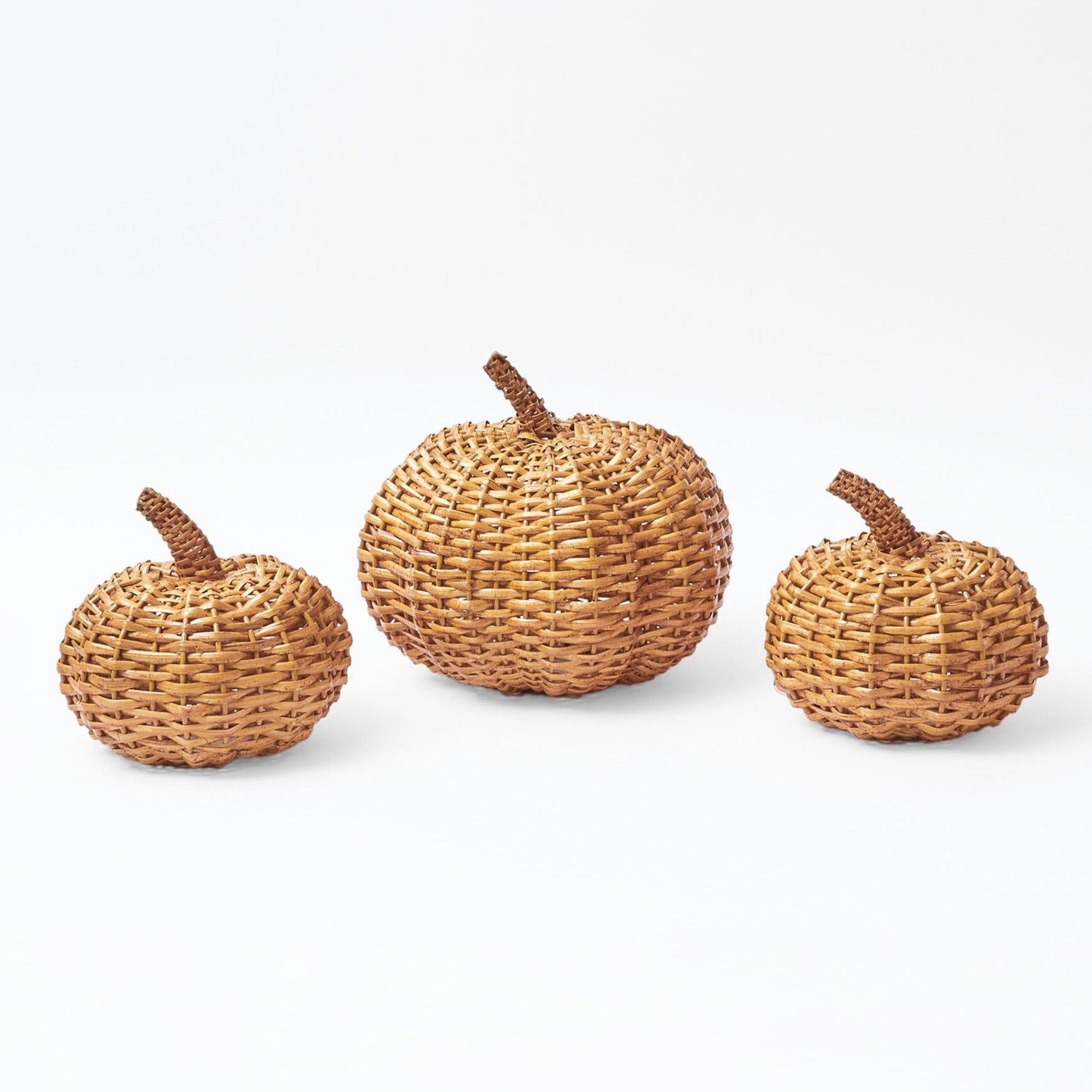 Wicker Rattan high quality Pumpkin Set