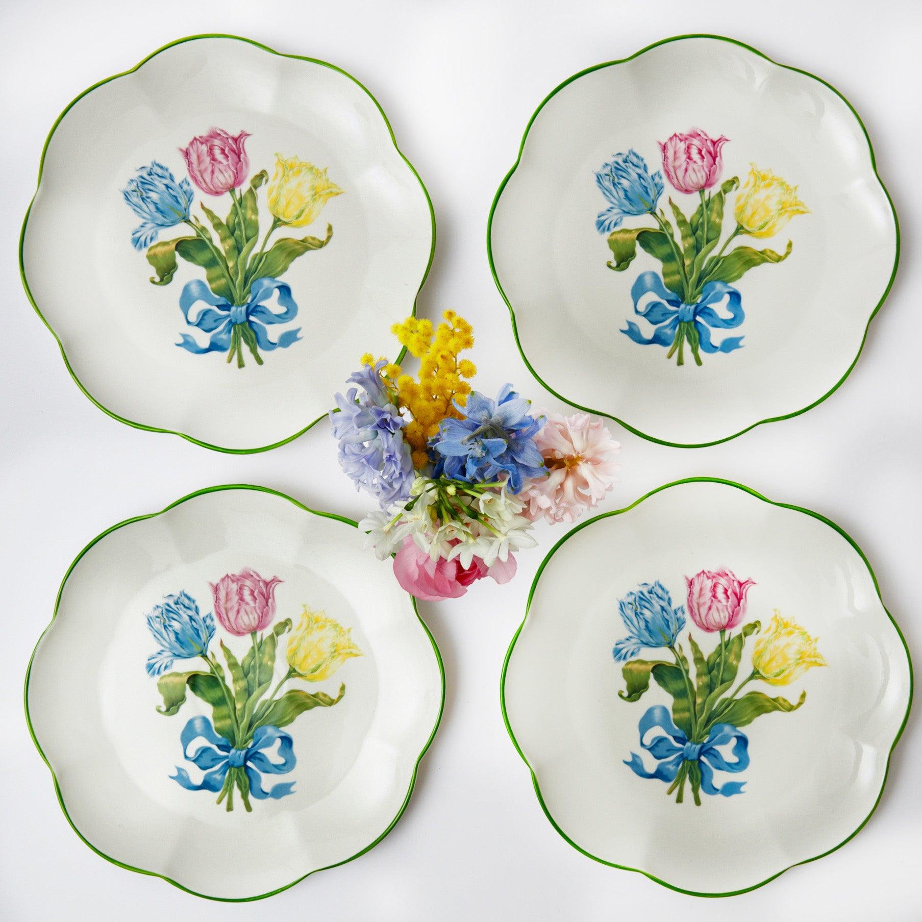 Tulip Dinner Plate (Set of 4) – Mrs. Alice