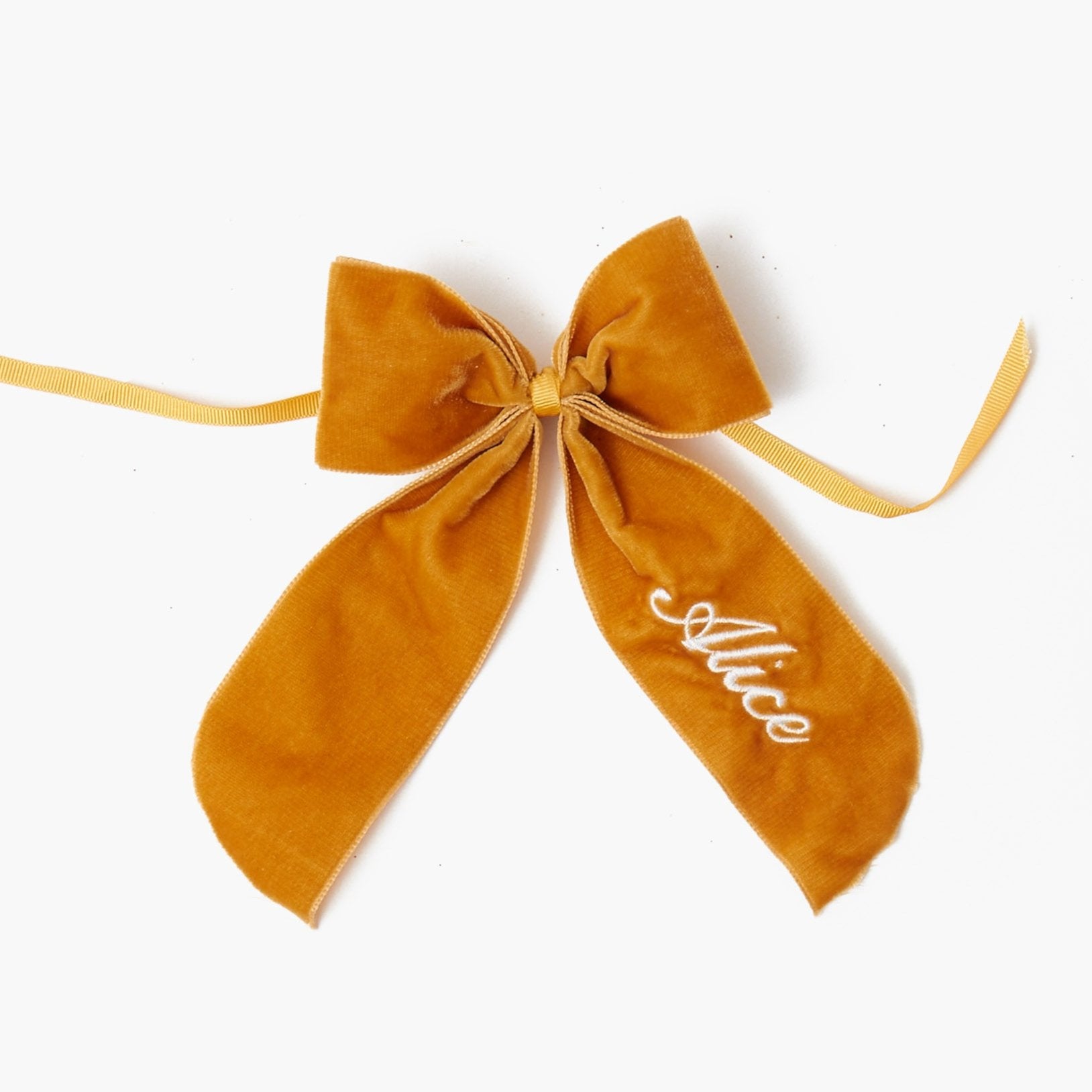 Personalisable Mustard Bow