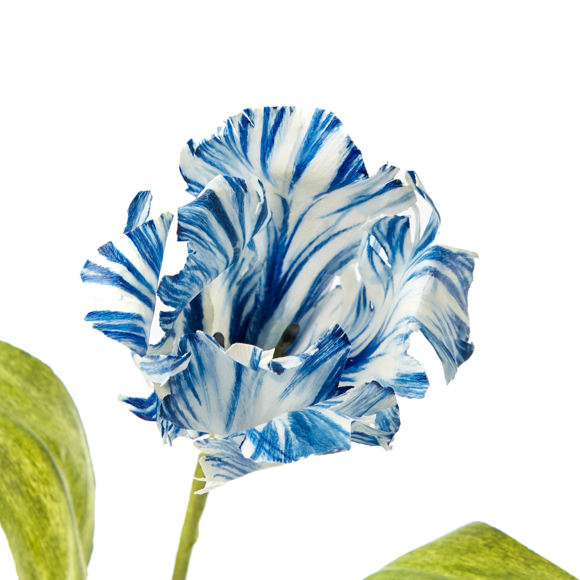 Mrs. Alice Handpainted Blue Tulip