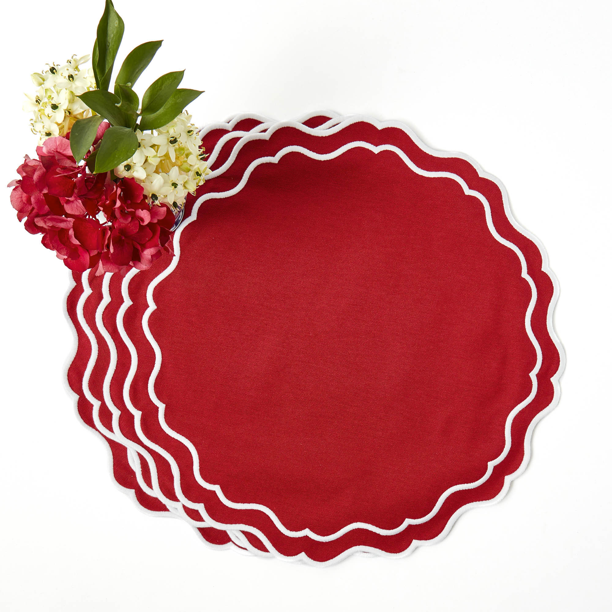 Katherine Berry Red Placemats (Set of 4)