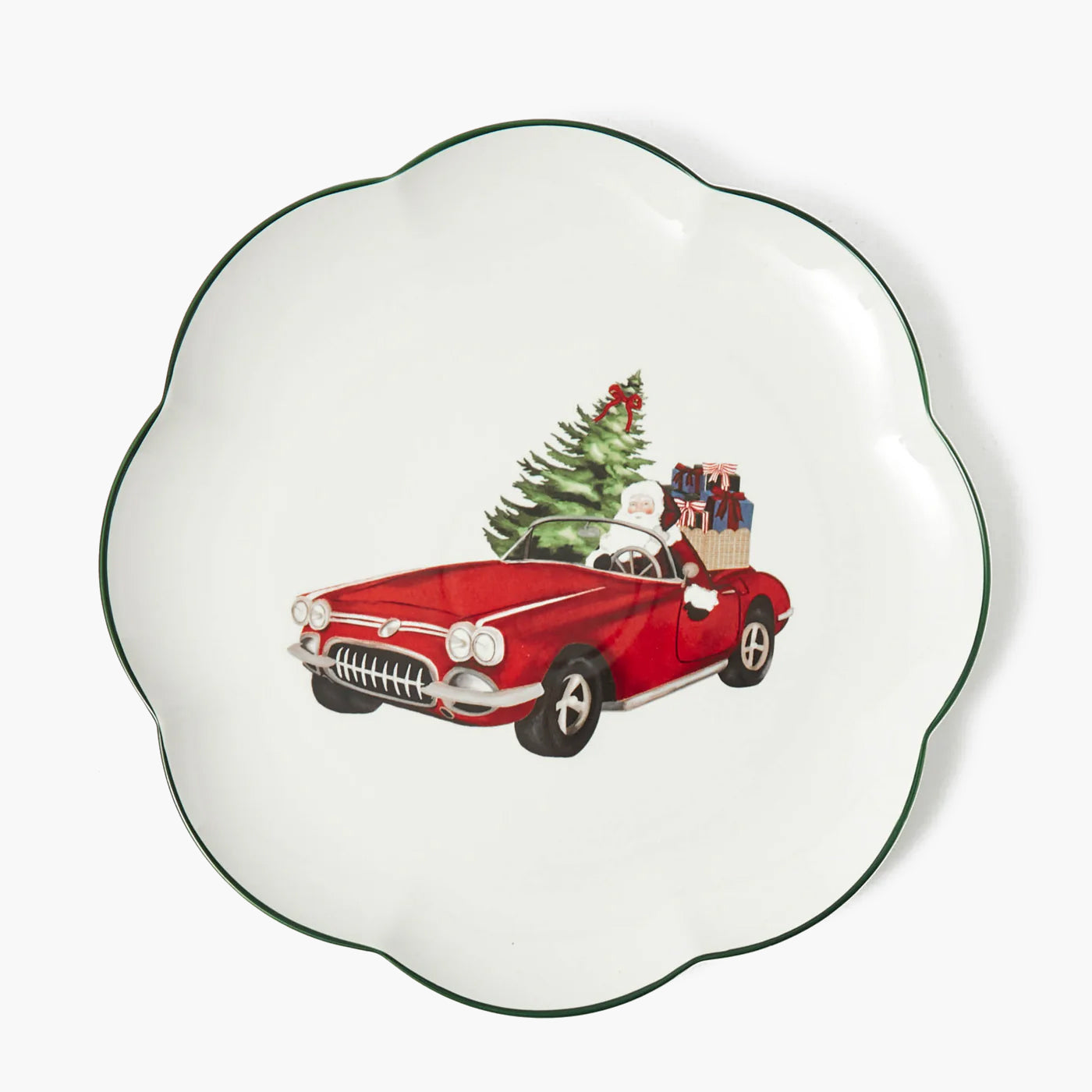 Driving Home for Christmas Dinner Plate