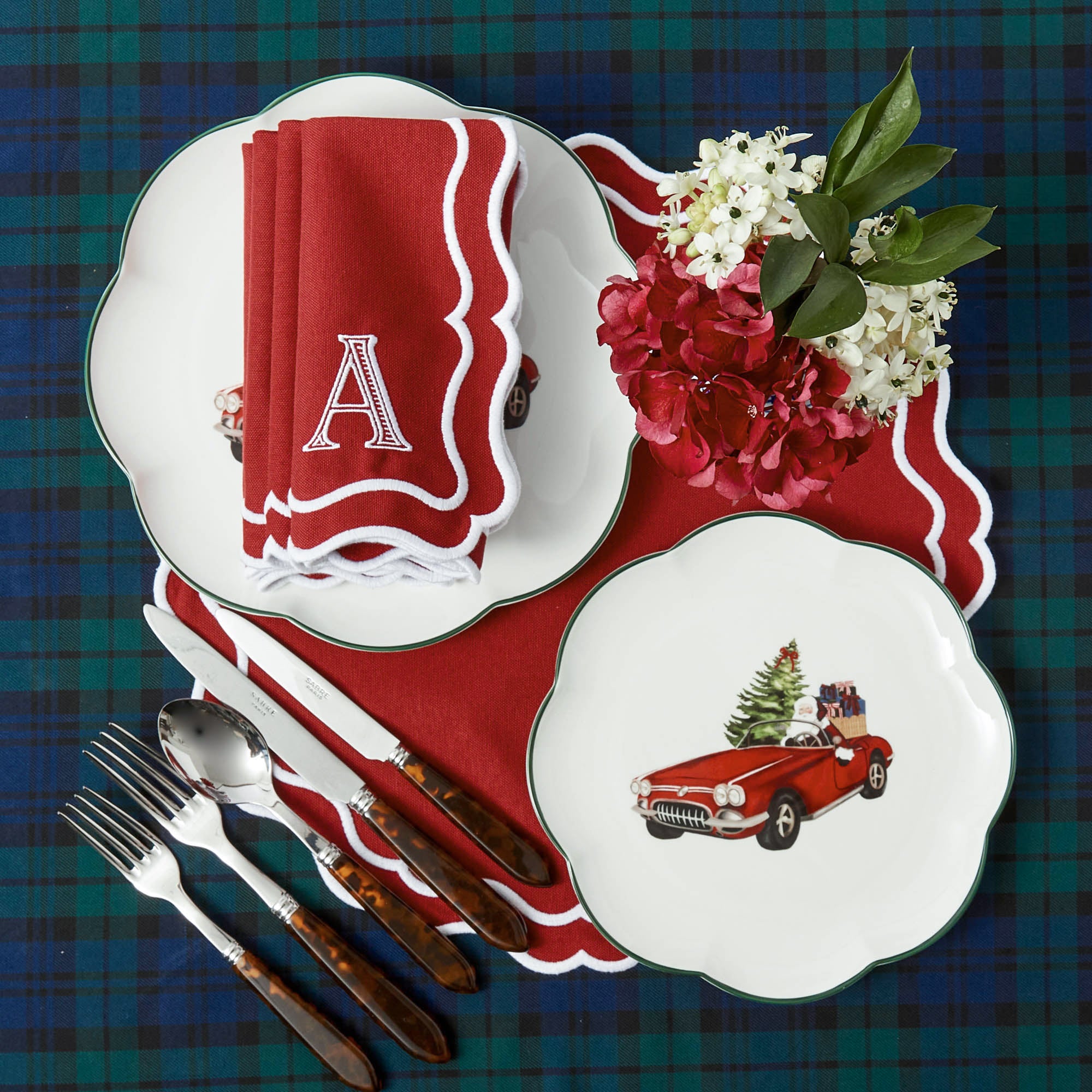 Katherine Berry Red Placemats (Set of 4)