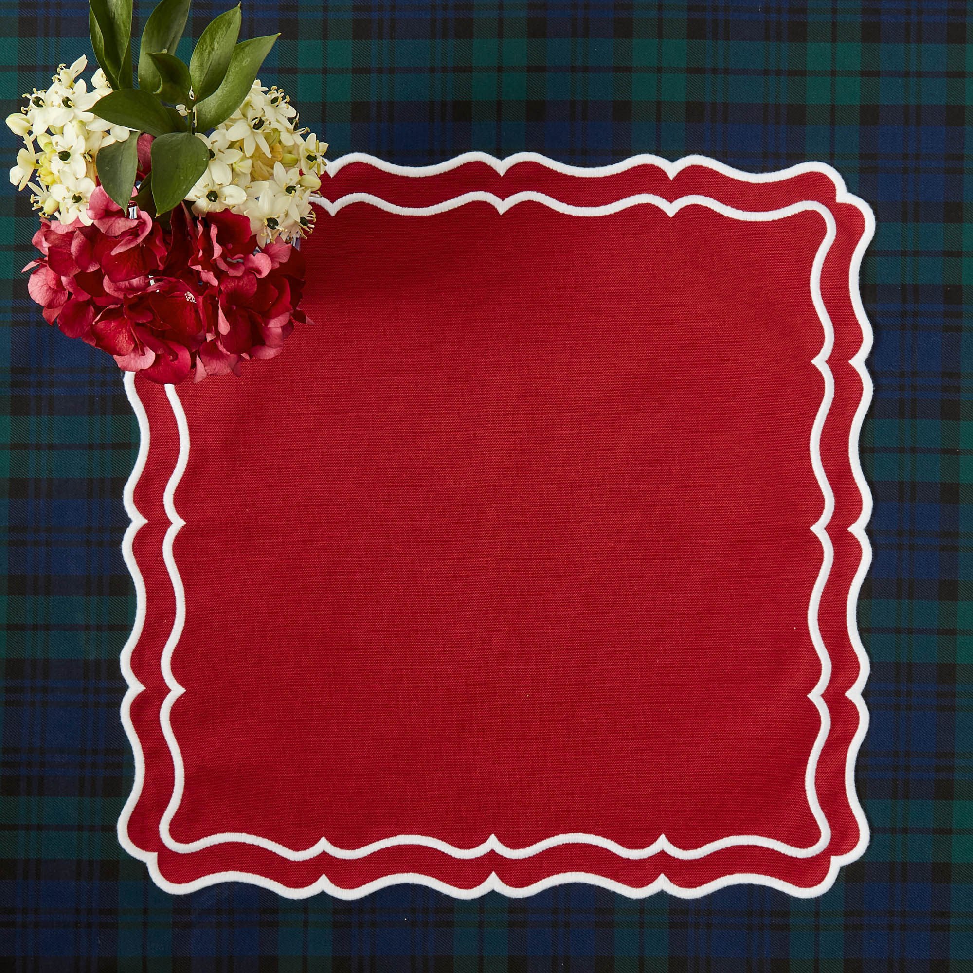 Katherine Berry Red Napkins (Set of 4)