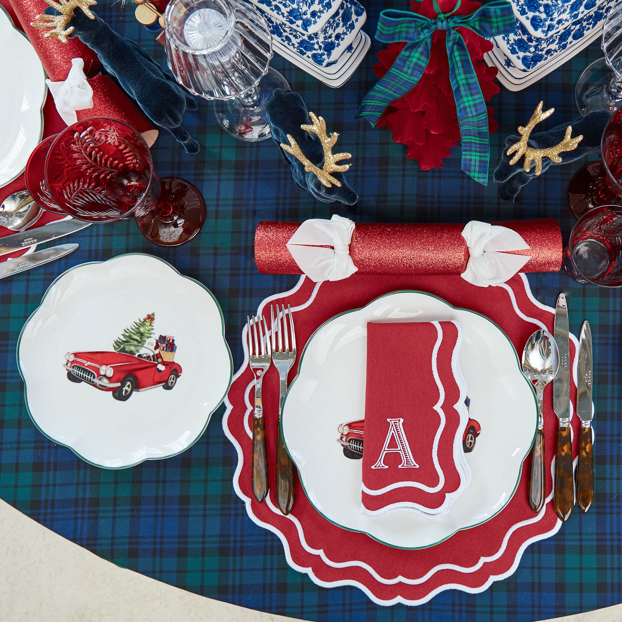 Katherine Berry Red Placemats (Set of 4)