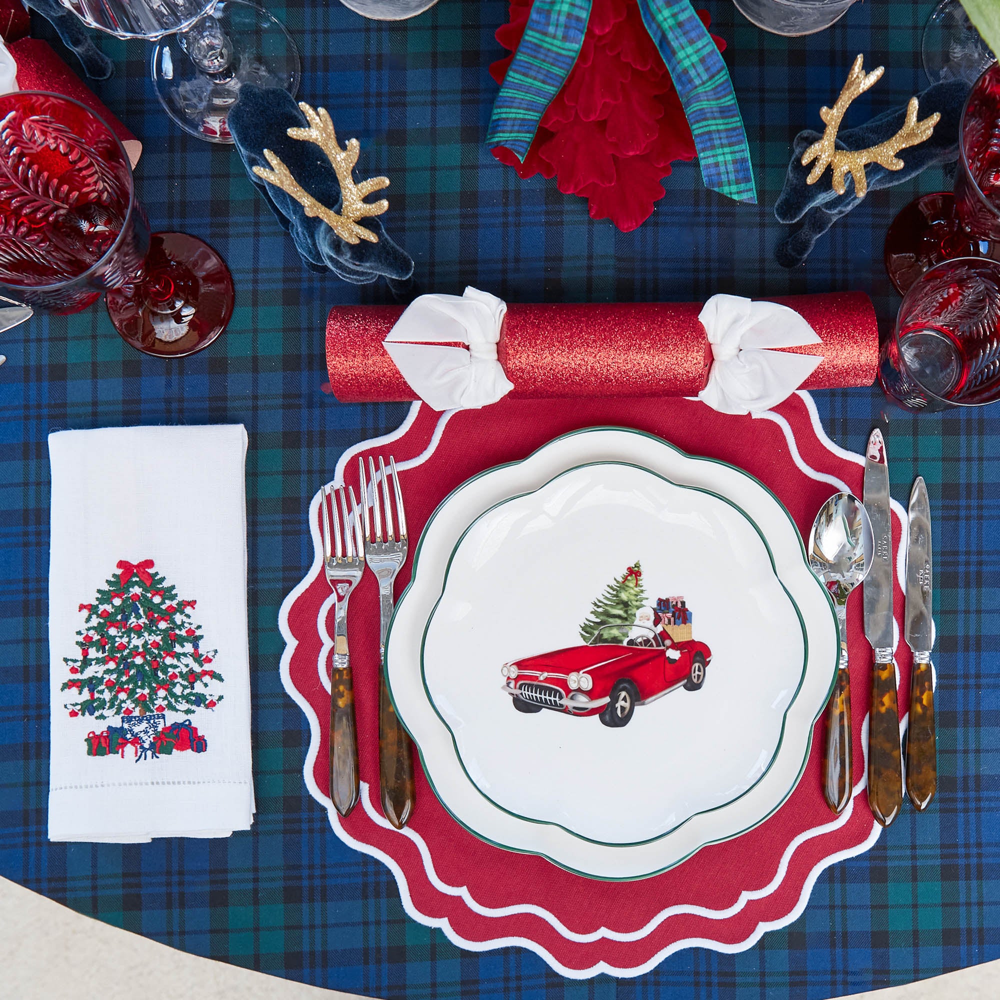 Katherine Berry Red Placemats (Set of 4)