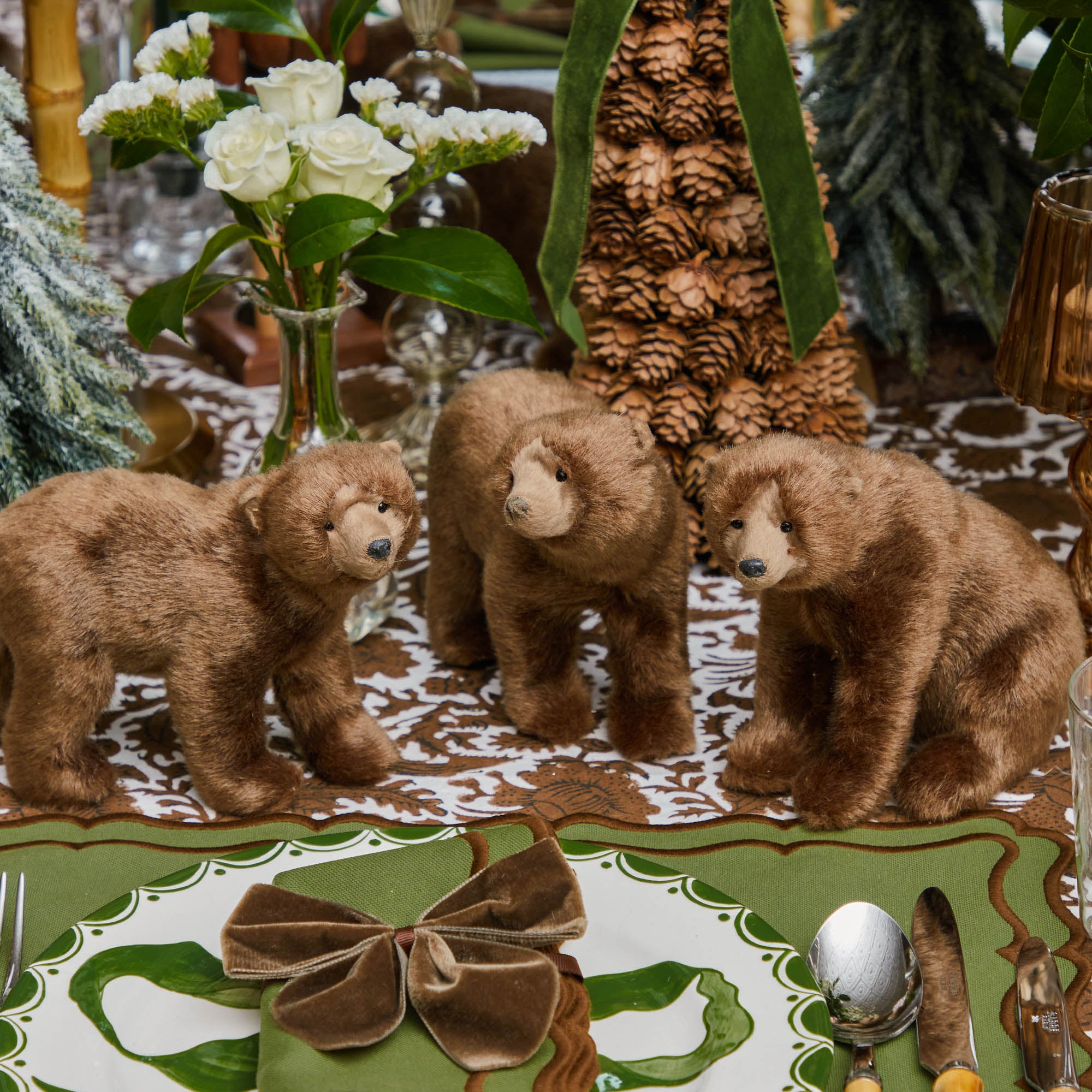 Alpine Brown Bears (Set of 3)