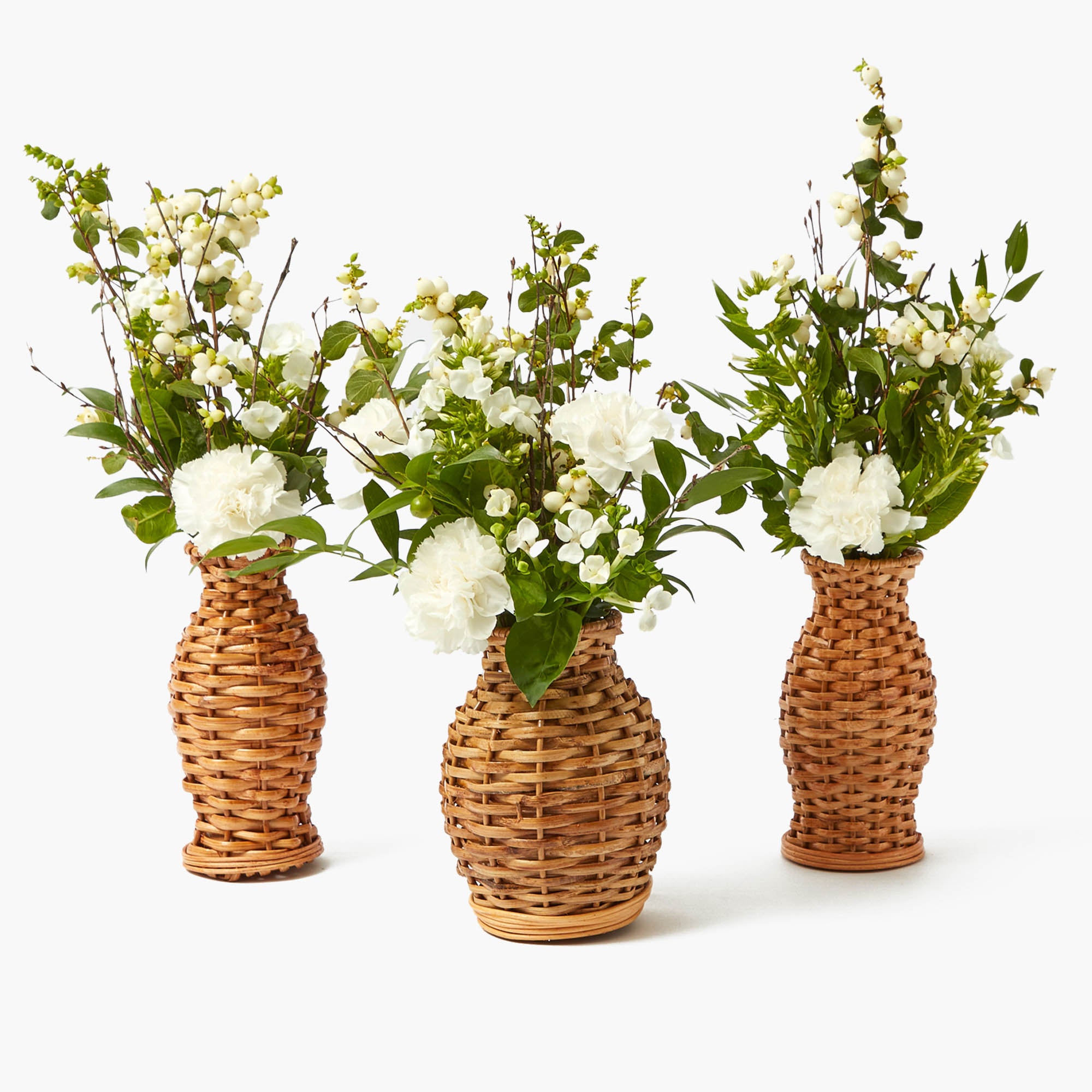 Natural Rattan Vase (Set of 3)