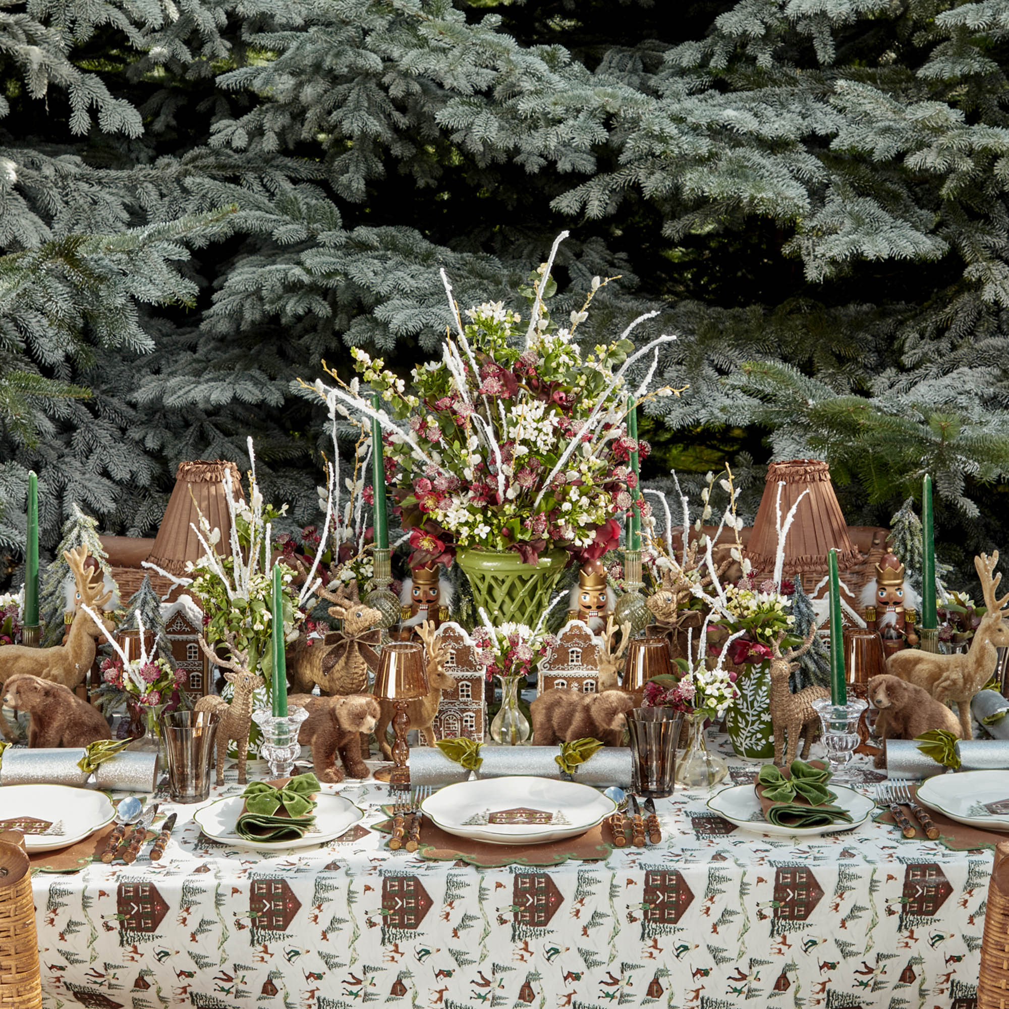 Alpine Chalet Tablecloth