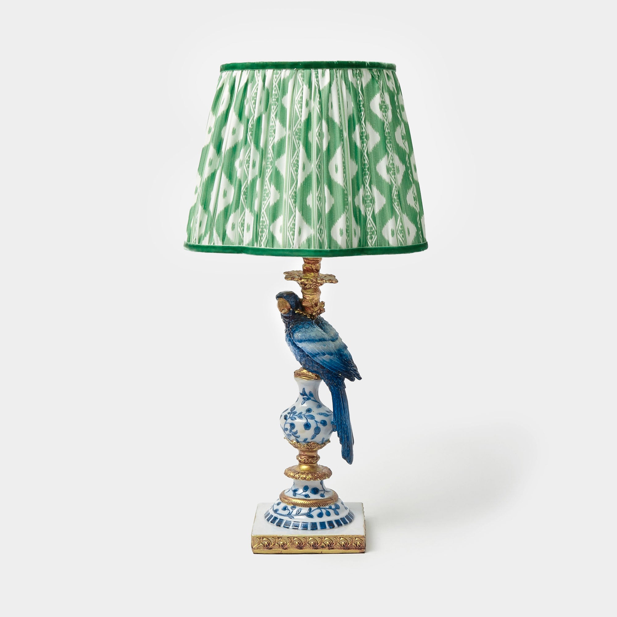 Green Ikat Lampshade (30cm)