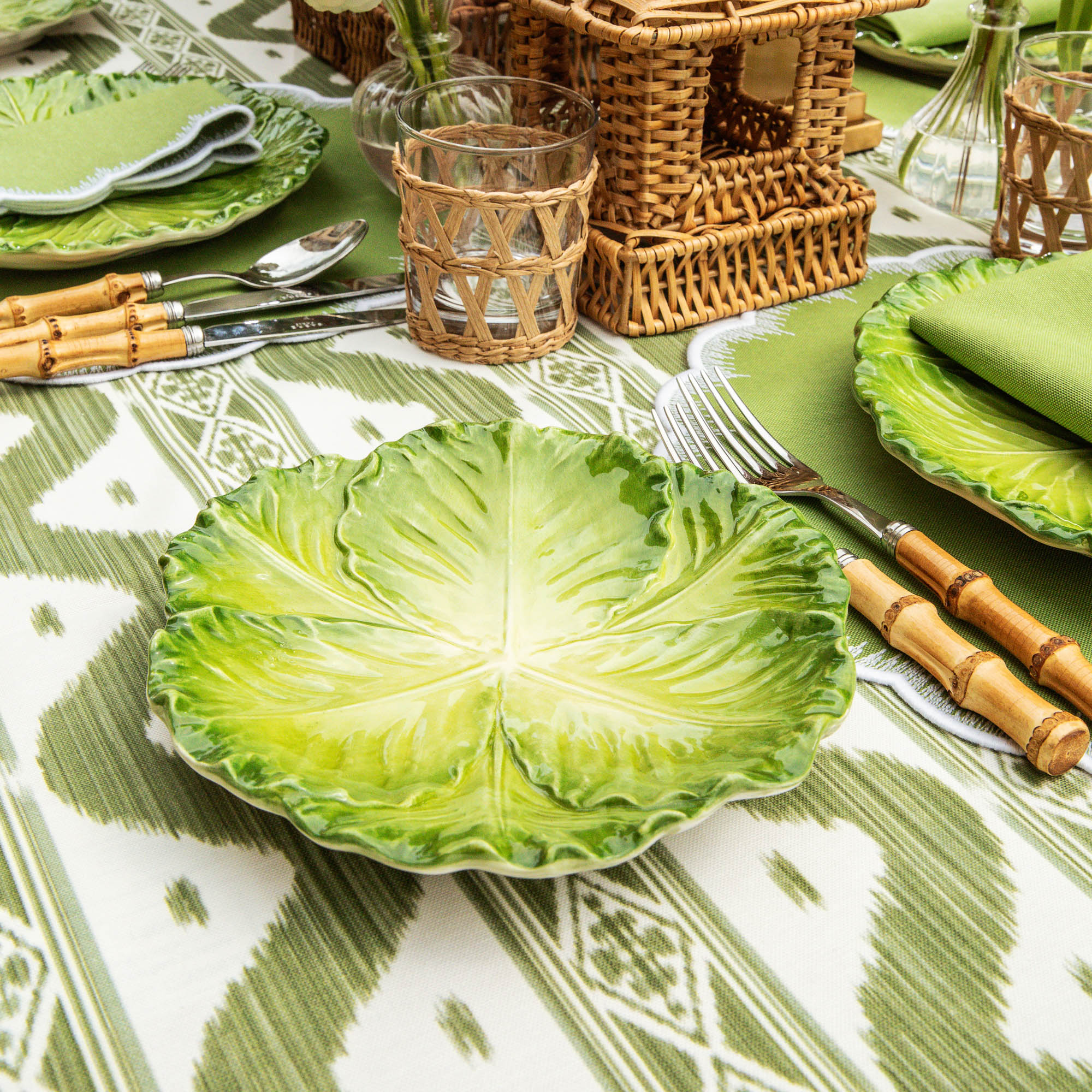 Serena Green Cabbage Starter Plate