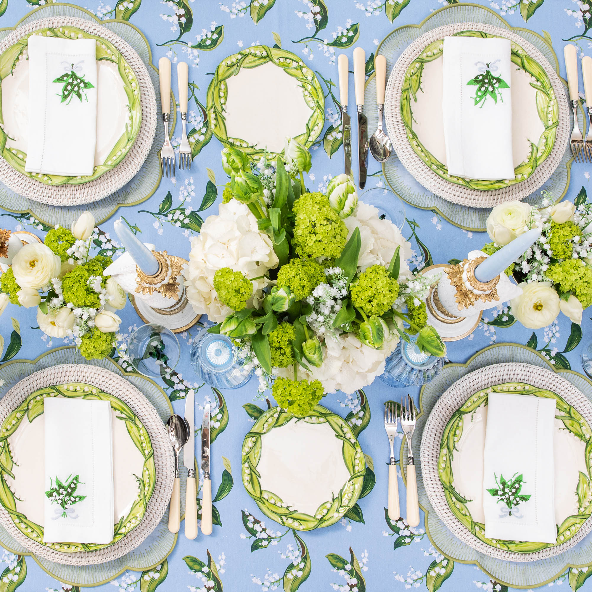 Lily of the Valley Starter Plates (Set of 4)