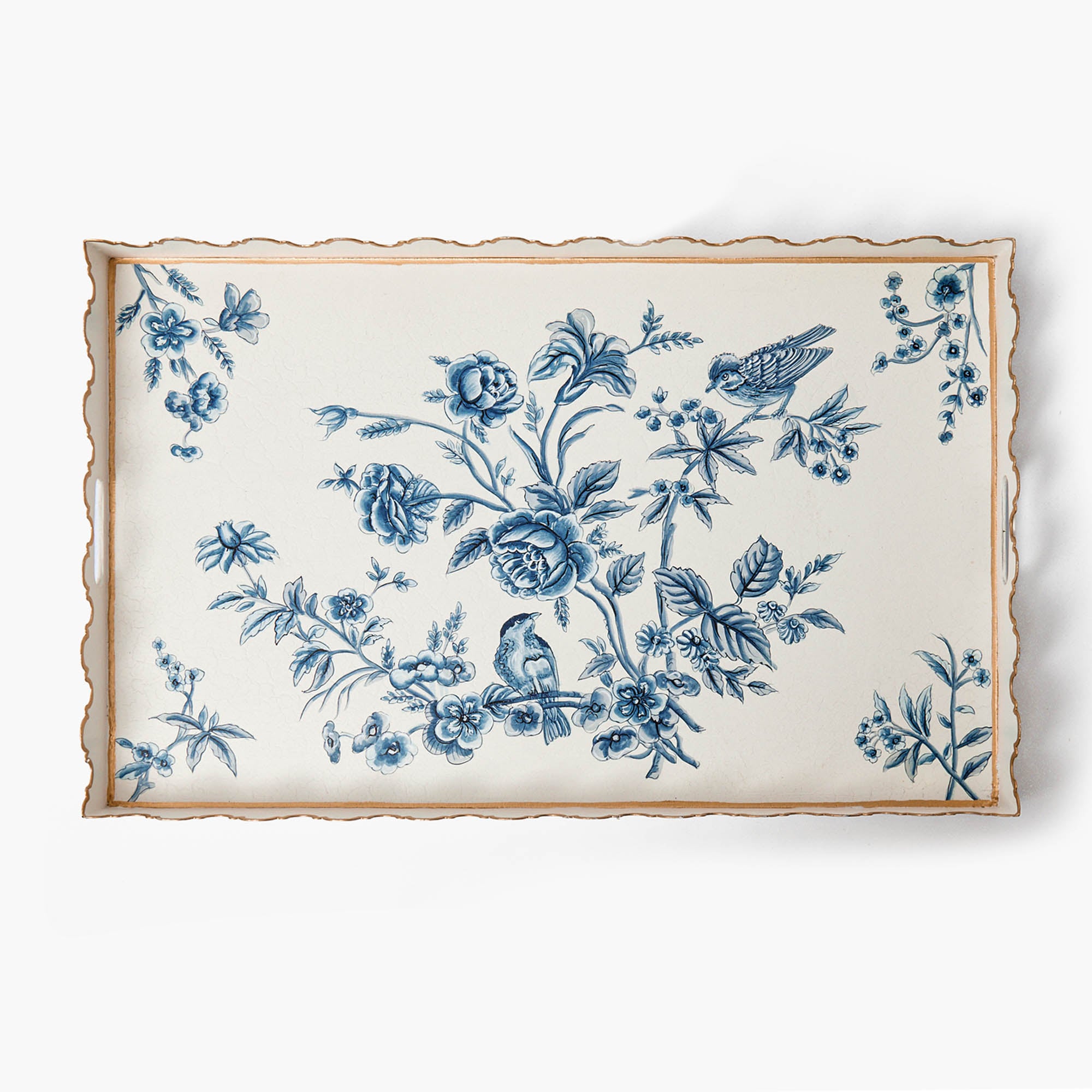 Floral Tole Tray