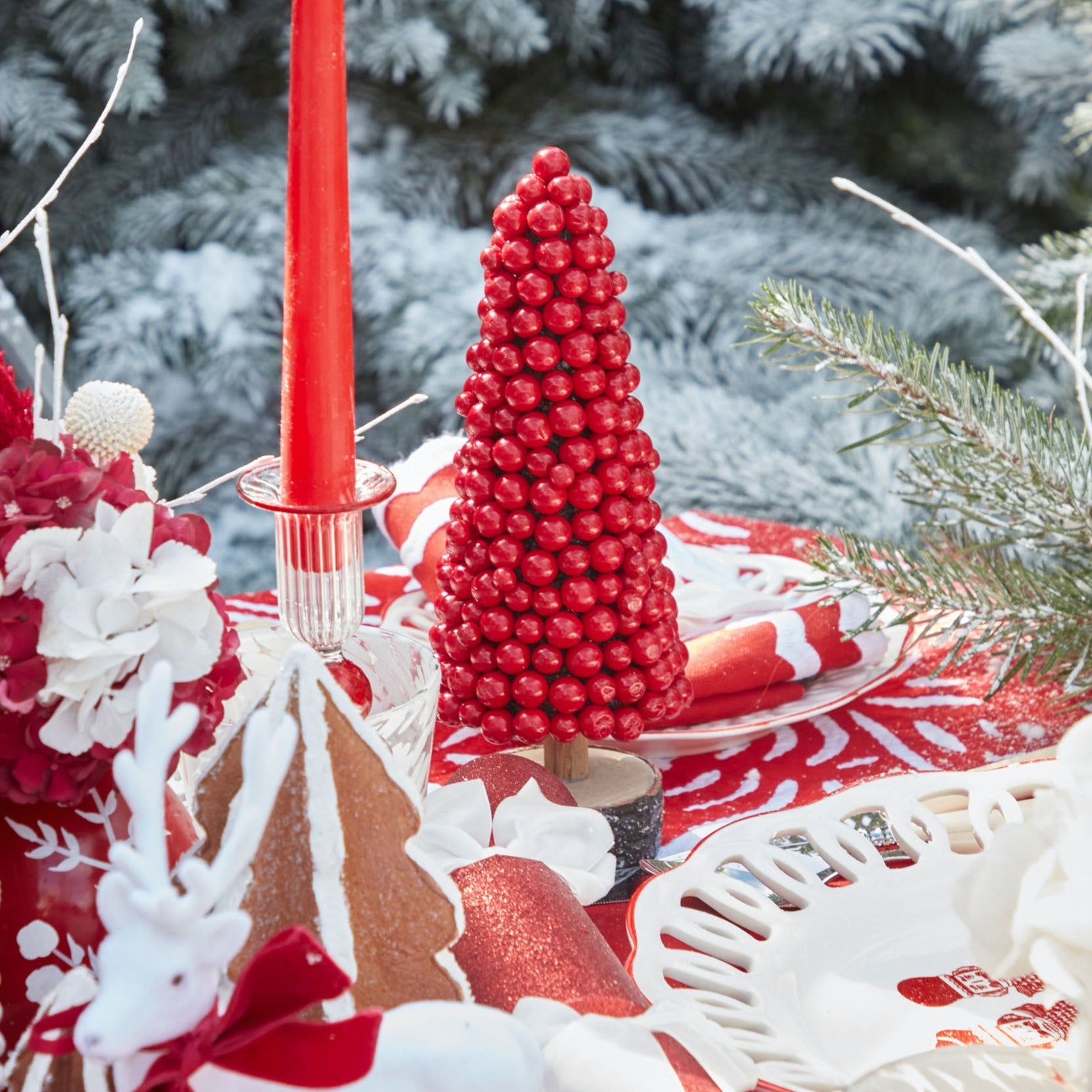 Infuse your home with the warmth of the season using the Red Berry Tree Pair, a charming and decorative addition perfect for creating a cozy holiday atmosphere.