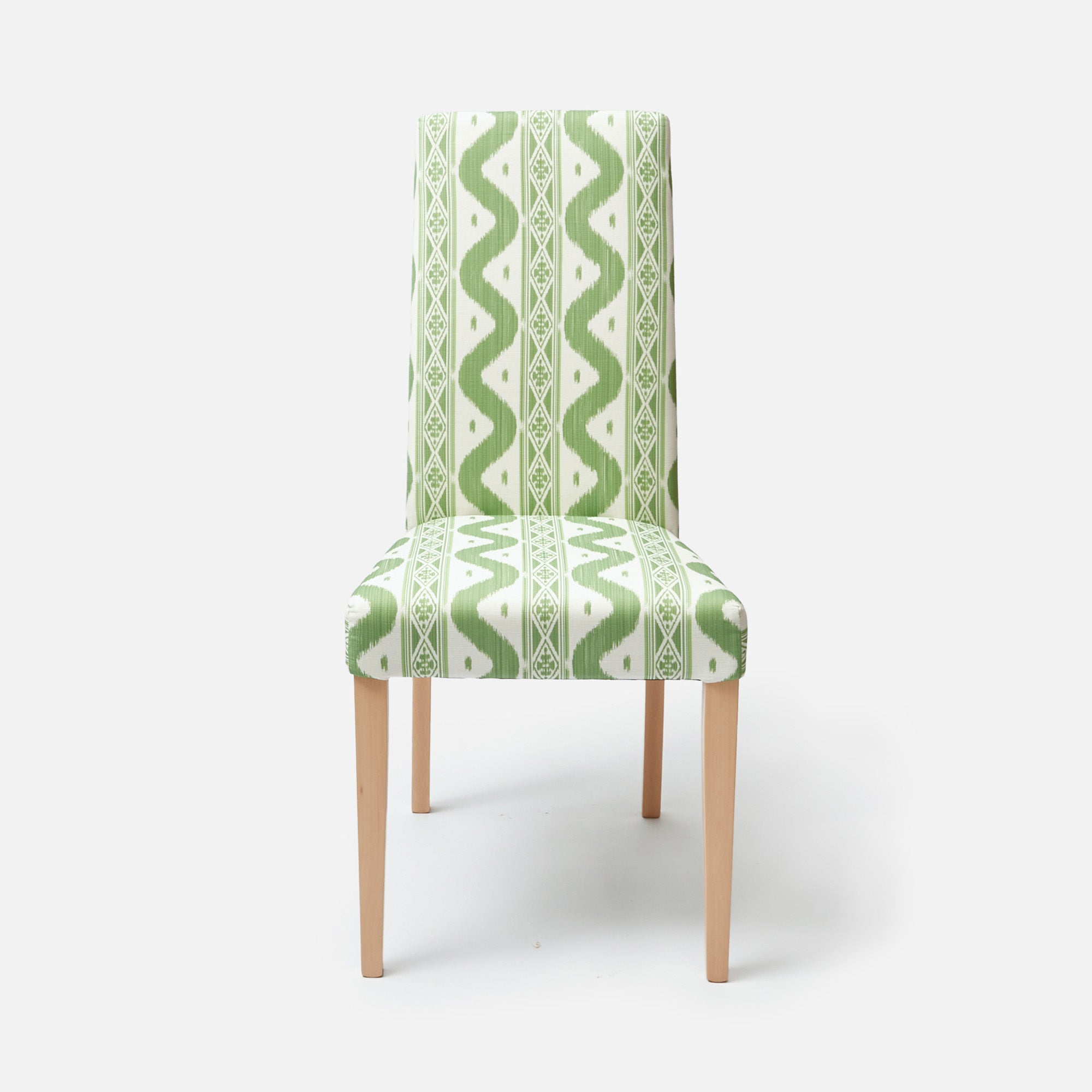 Charlotte Green Ikat Dining Chair Mrs. Alice