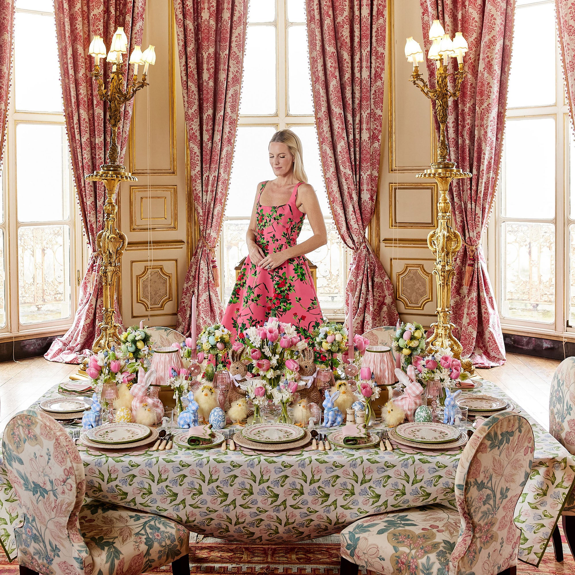 Pastel Tulip Tablecloth