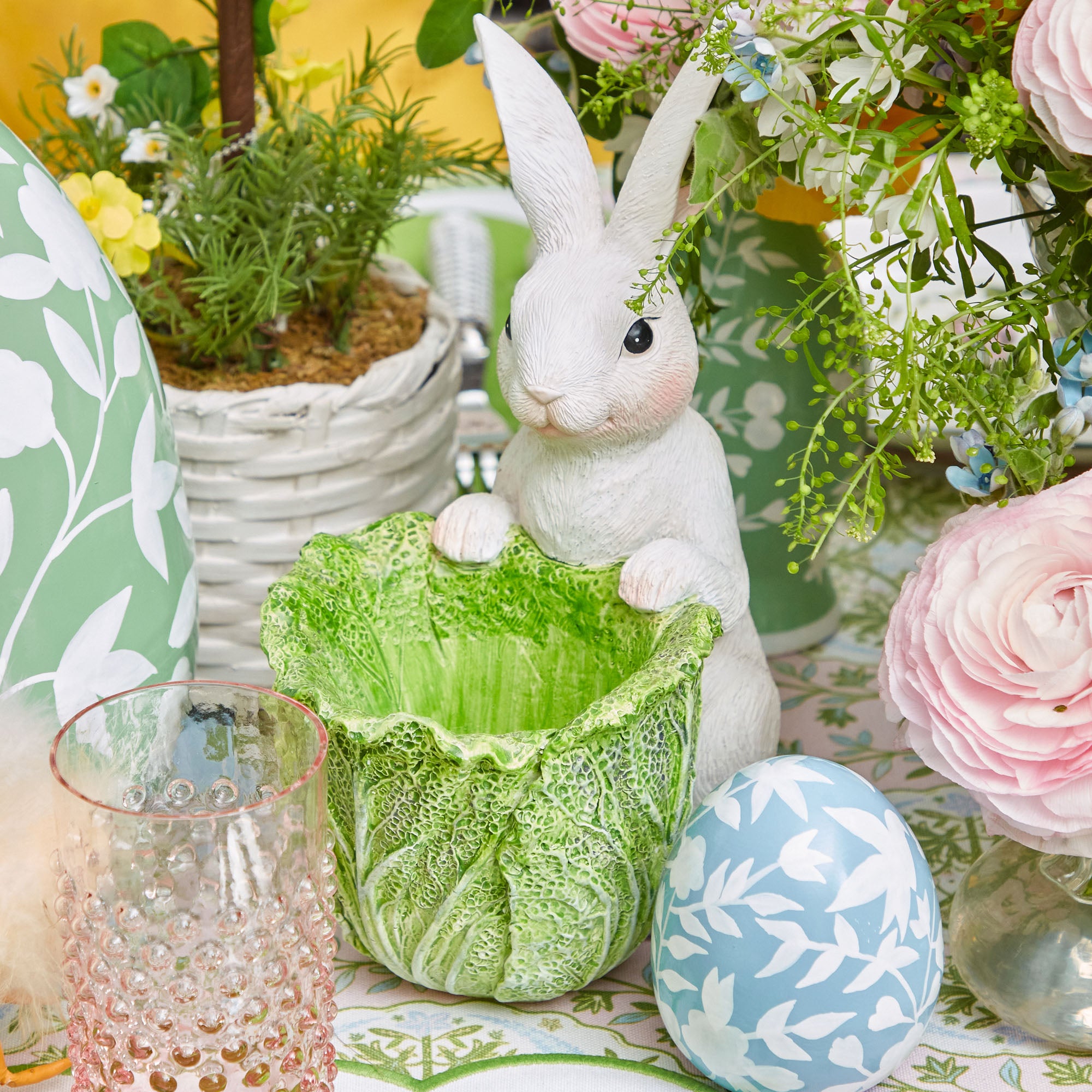 Cabbage Bunny Bowl (Pair)