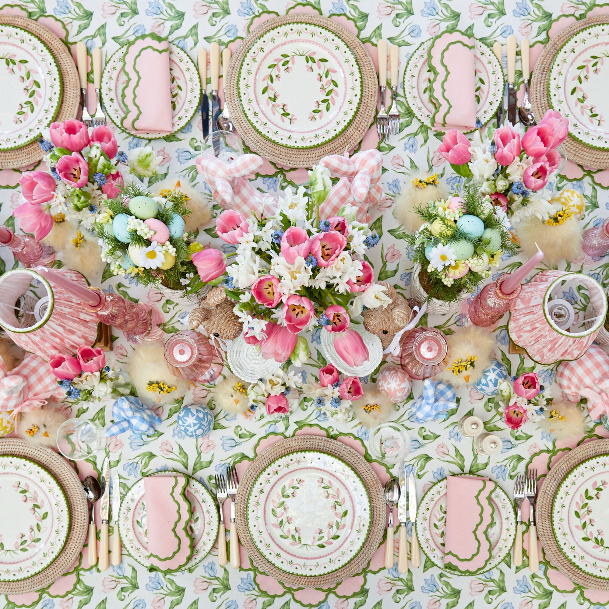 Pastel Tulip Tablecloth