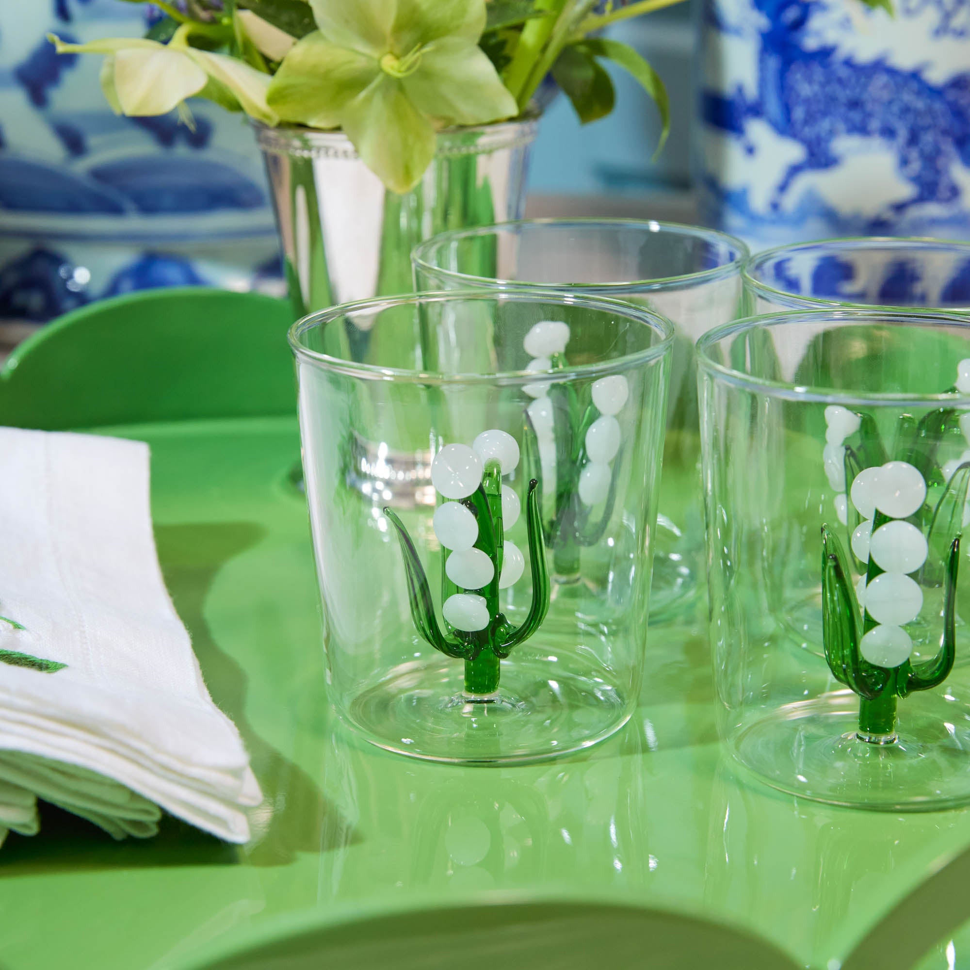 Lily of the Valley Glasses (Set of 4)