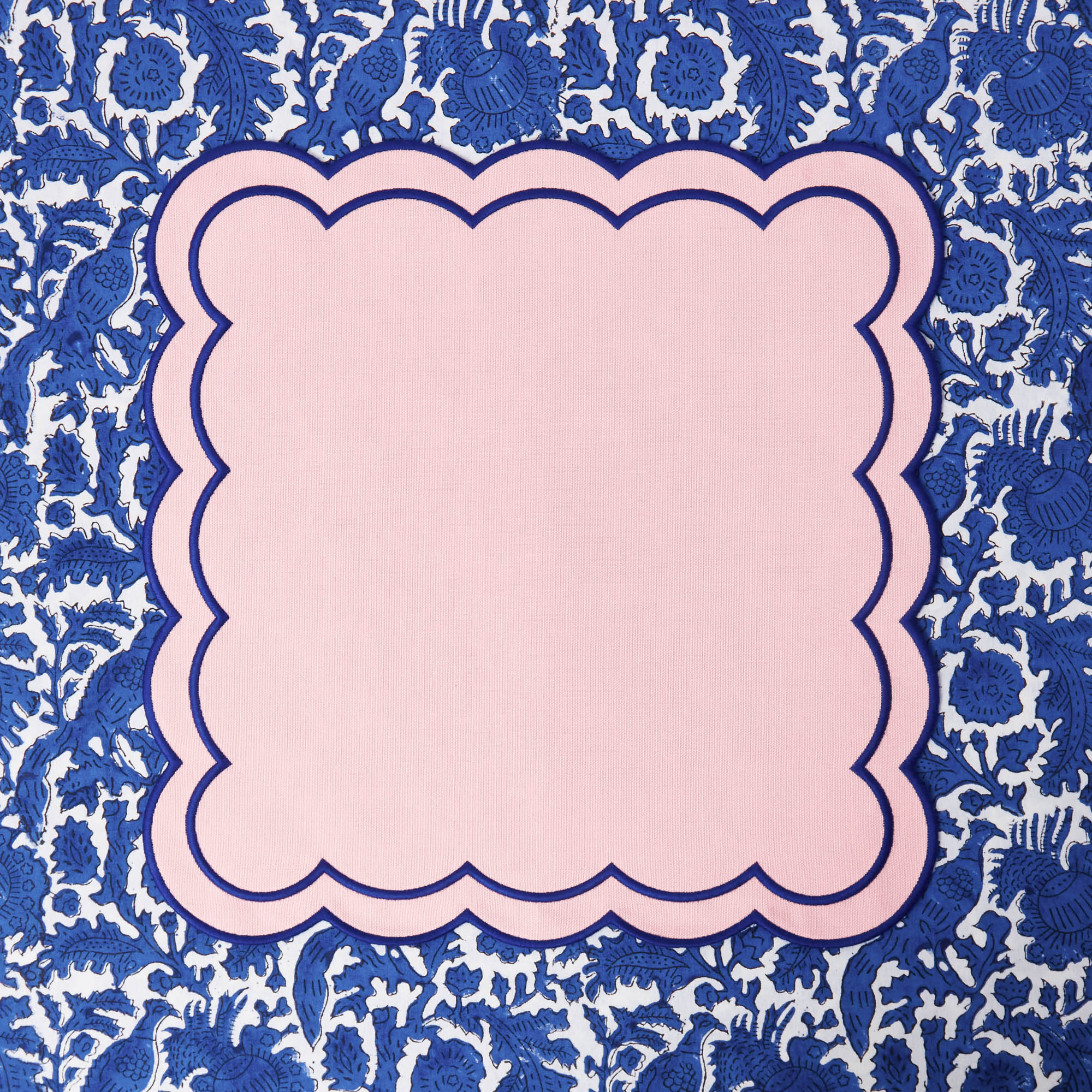 Sofia Pink Appliqué Napkins (Set of 4)