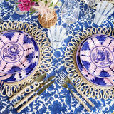 Navy Pheasant Tablecloth