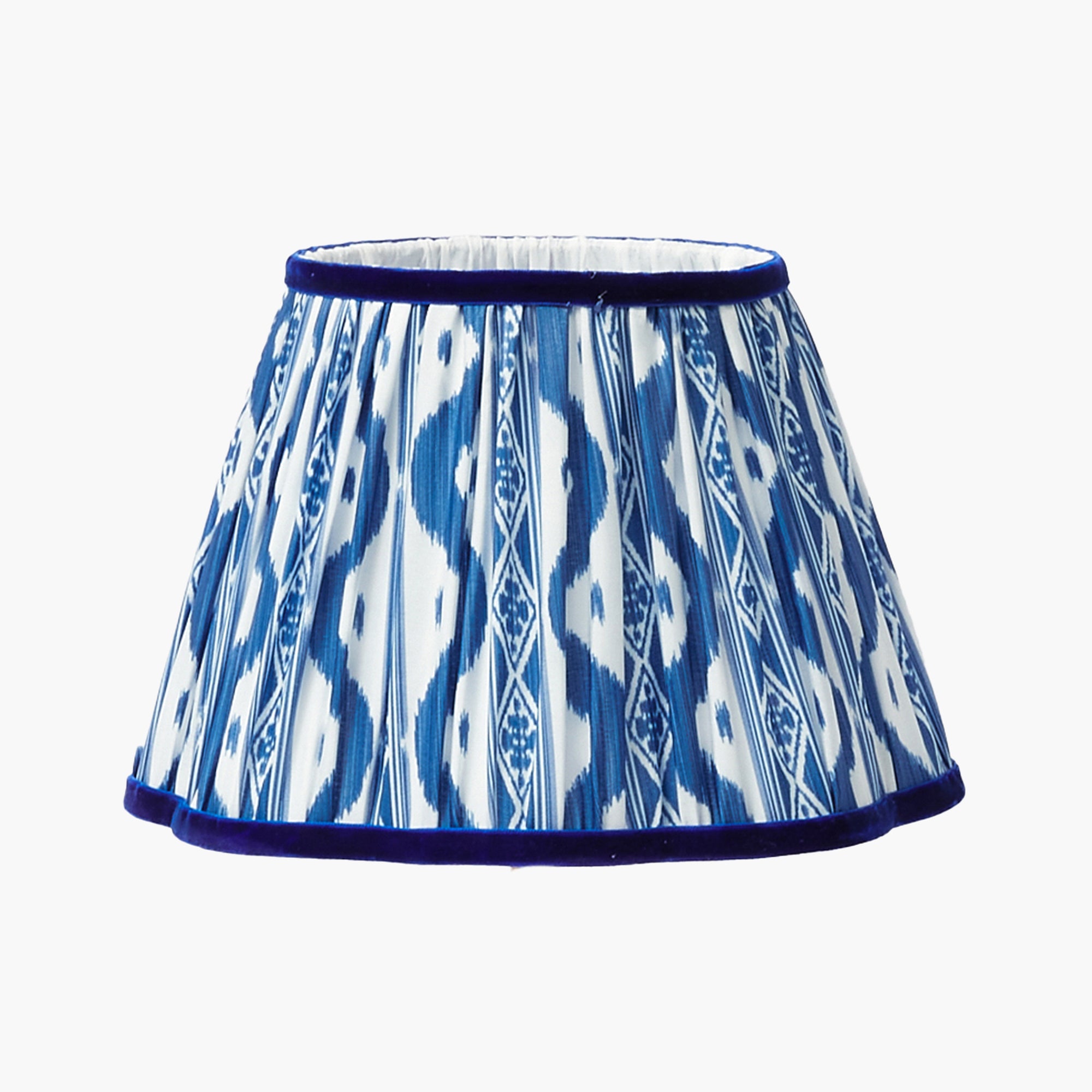 Cobalt Ikat Lampshade (22cm)