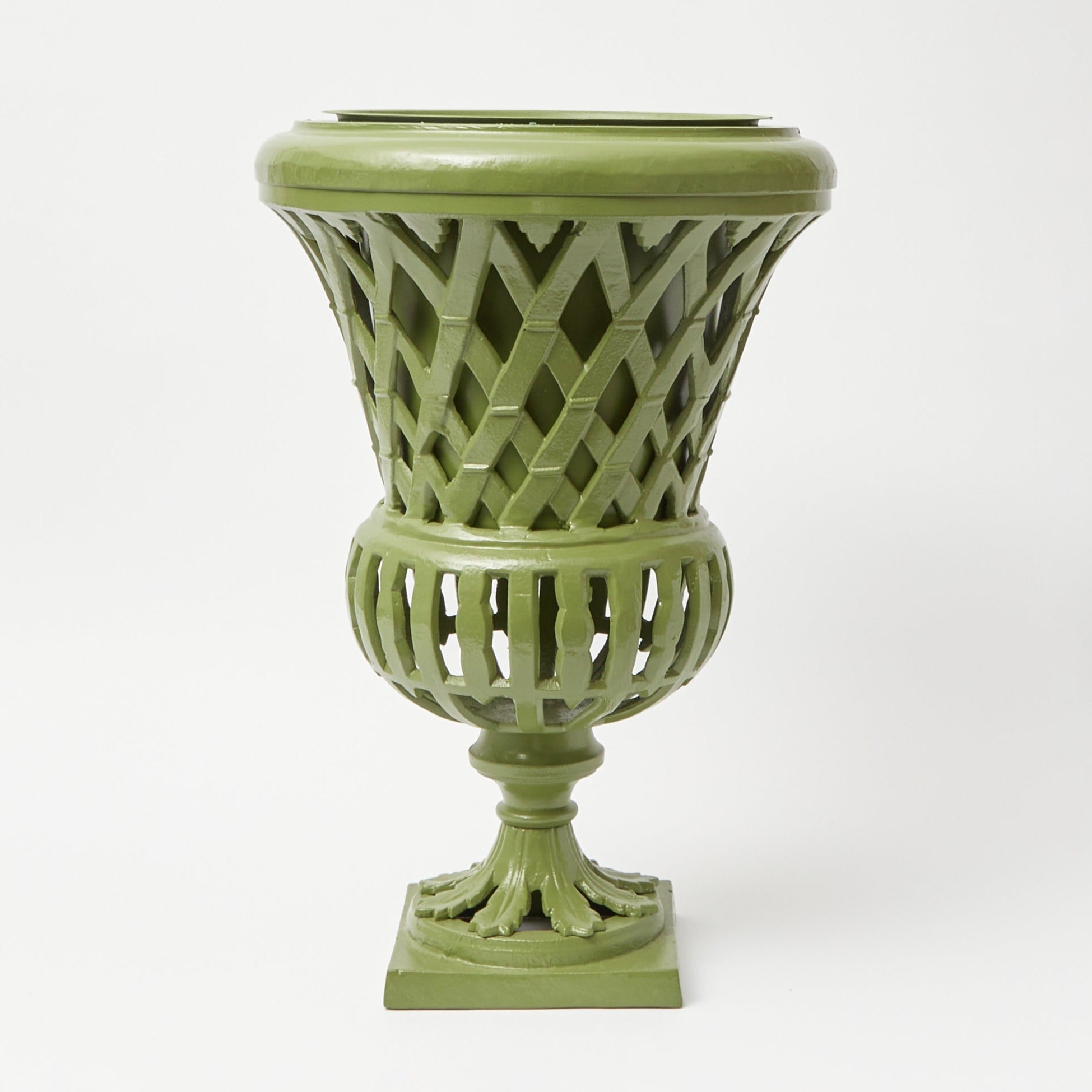 Adelaide Green Lattice Urn