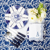 Navy Rattan Cutlery (5 piece)