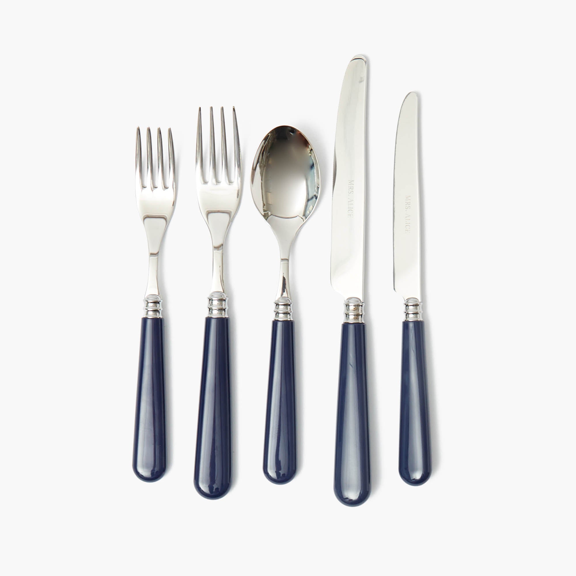 Navy Cutlery (5 piece)