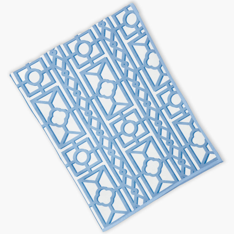 Blue Pavilion Trellis Tablecloth