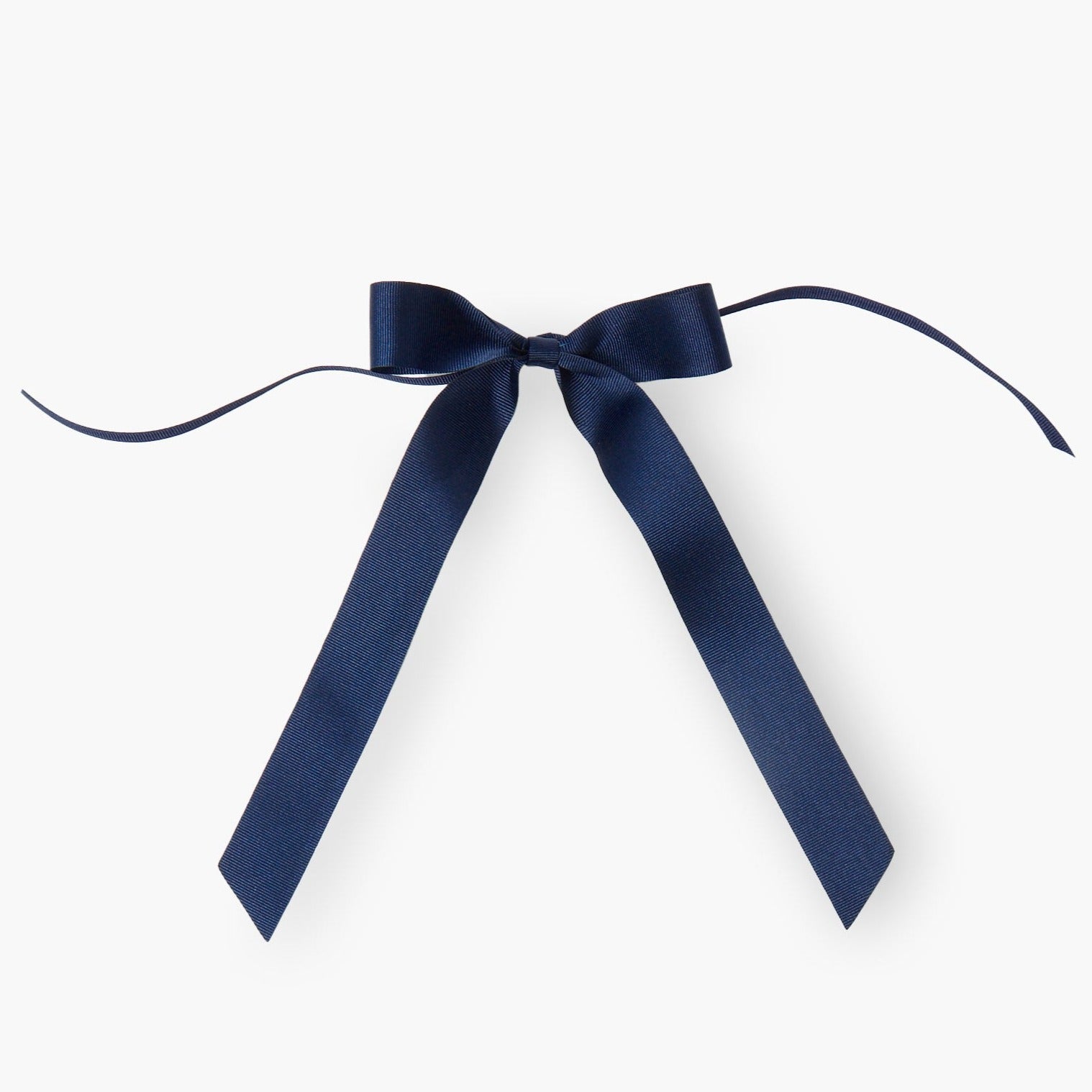 Navy Grosgrain Bows - 20cm (Set of 4)