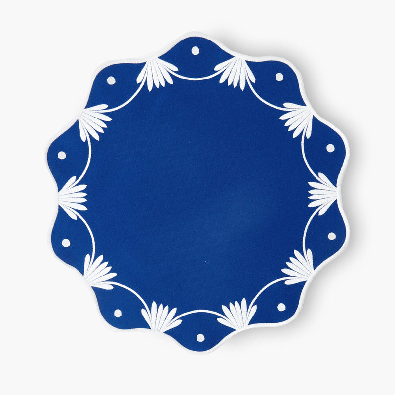 Isadora Blue Placemats (Set of 4)