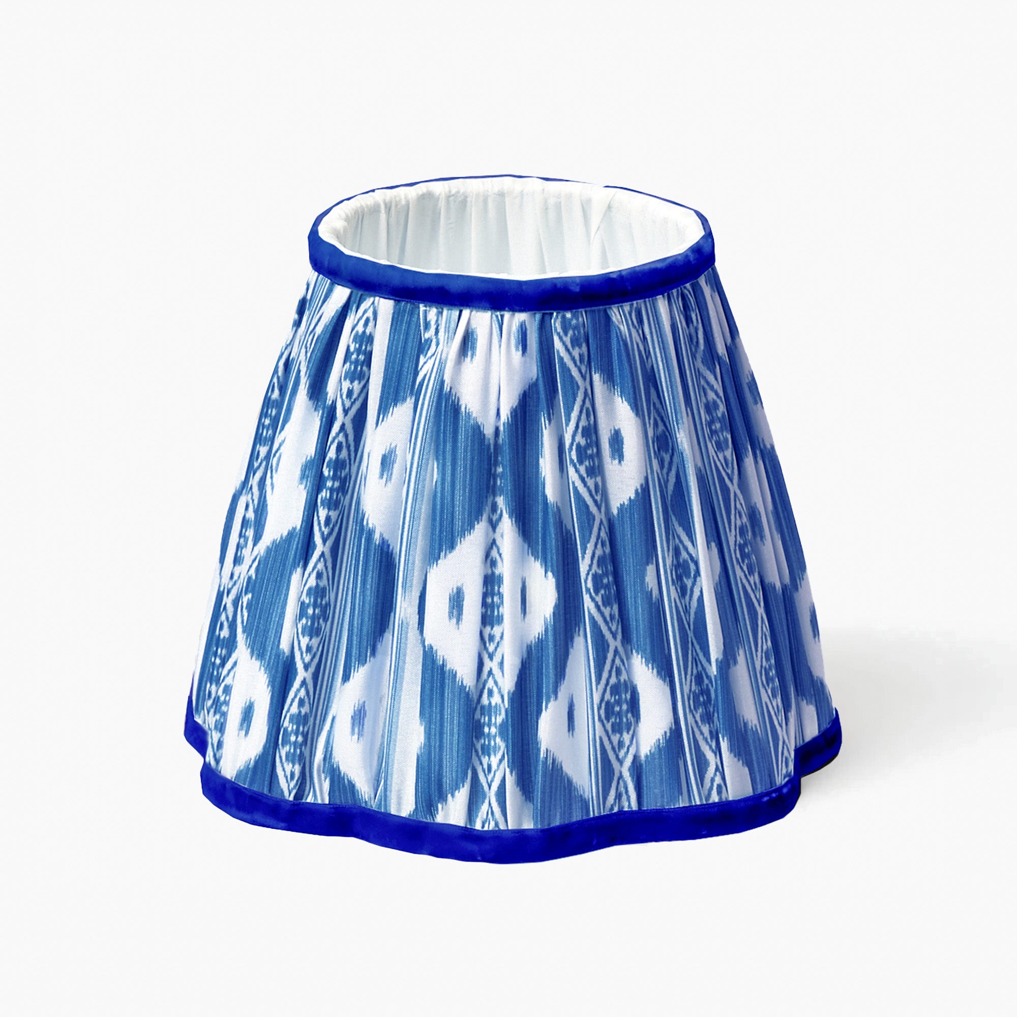 Cobalt Ikat Lampshade (18cm)