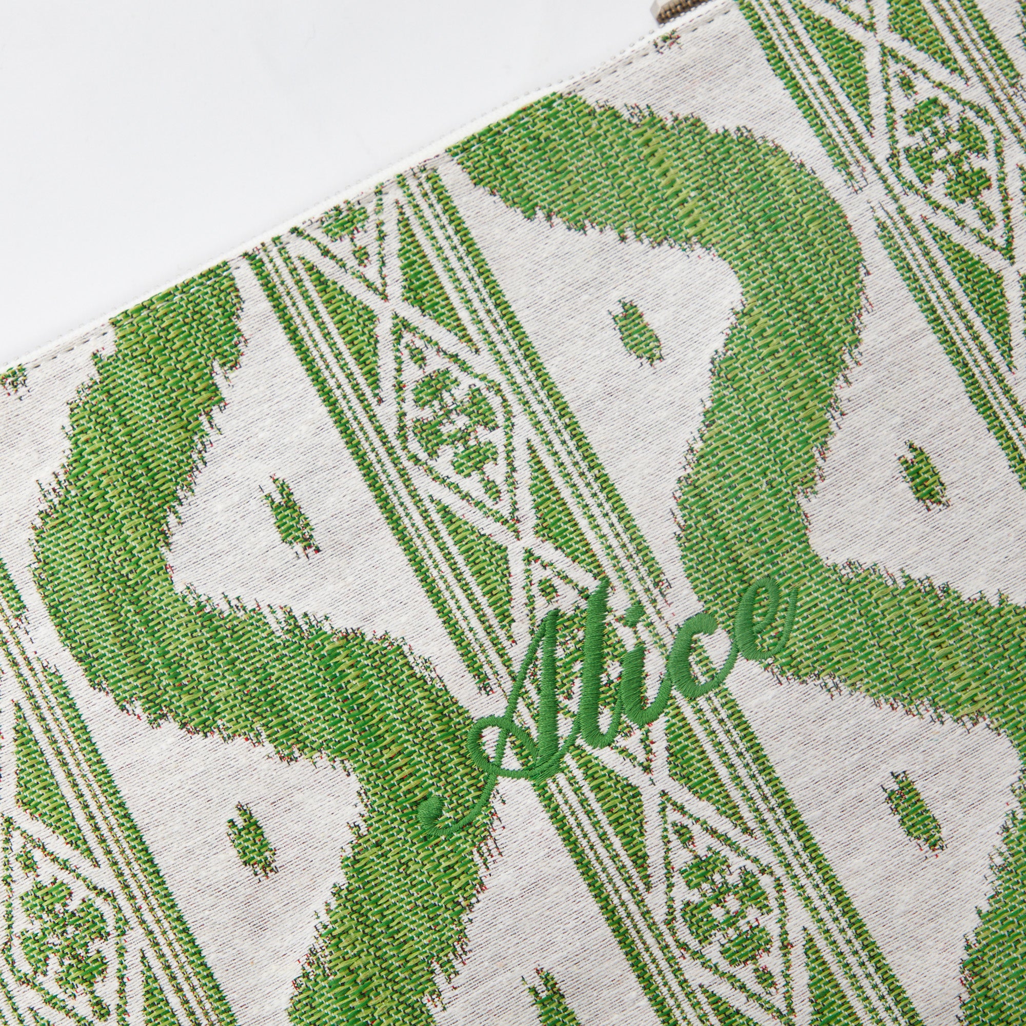 Green Ikat Pochette