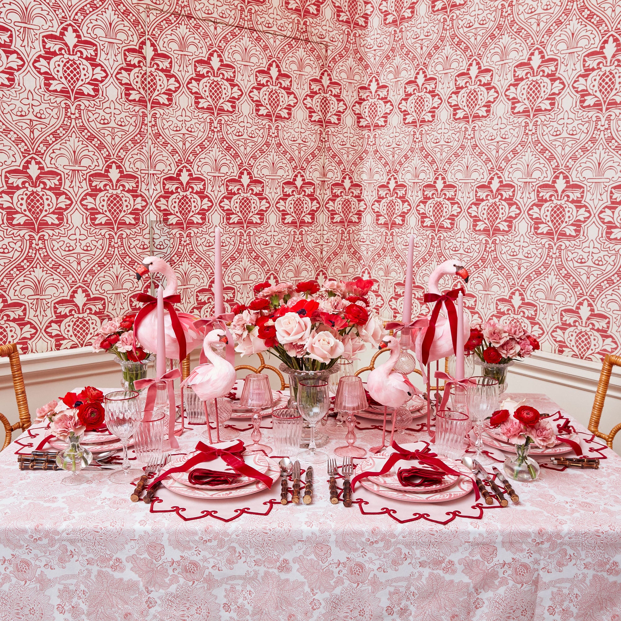 Angelique Pink Tablecloth