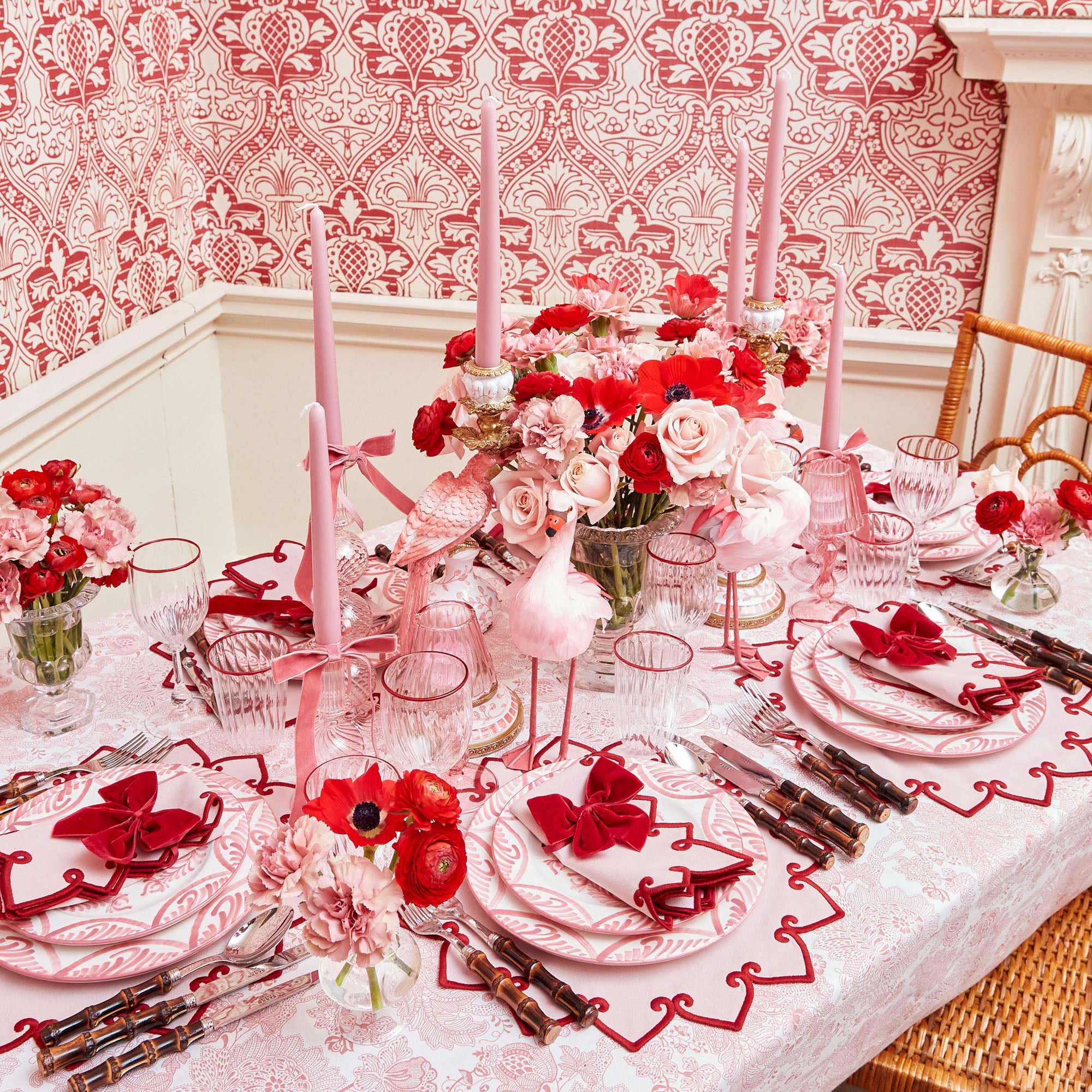 Angelique Pink Tablecloth