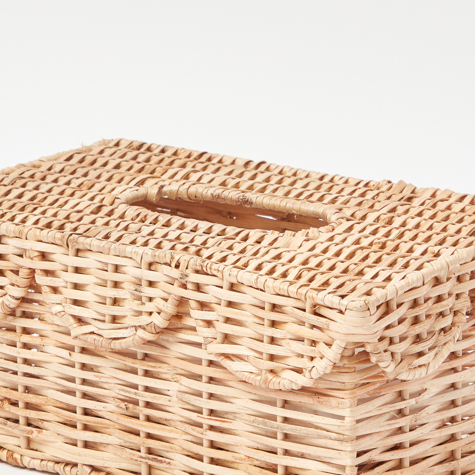 Rattan Tissue Box Holder