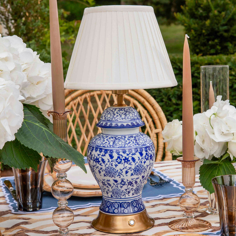 Chinoiserie Rechargeable Lamp Stand