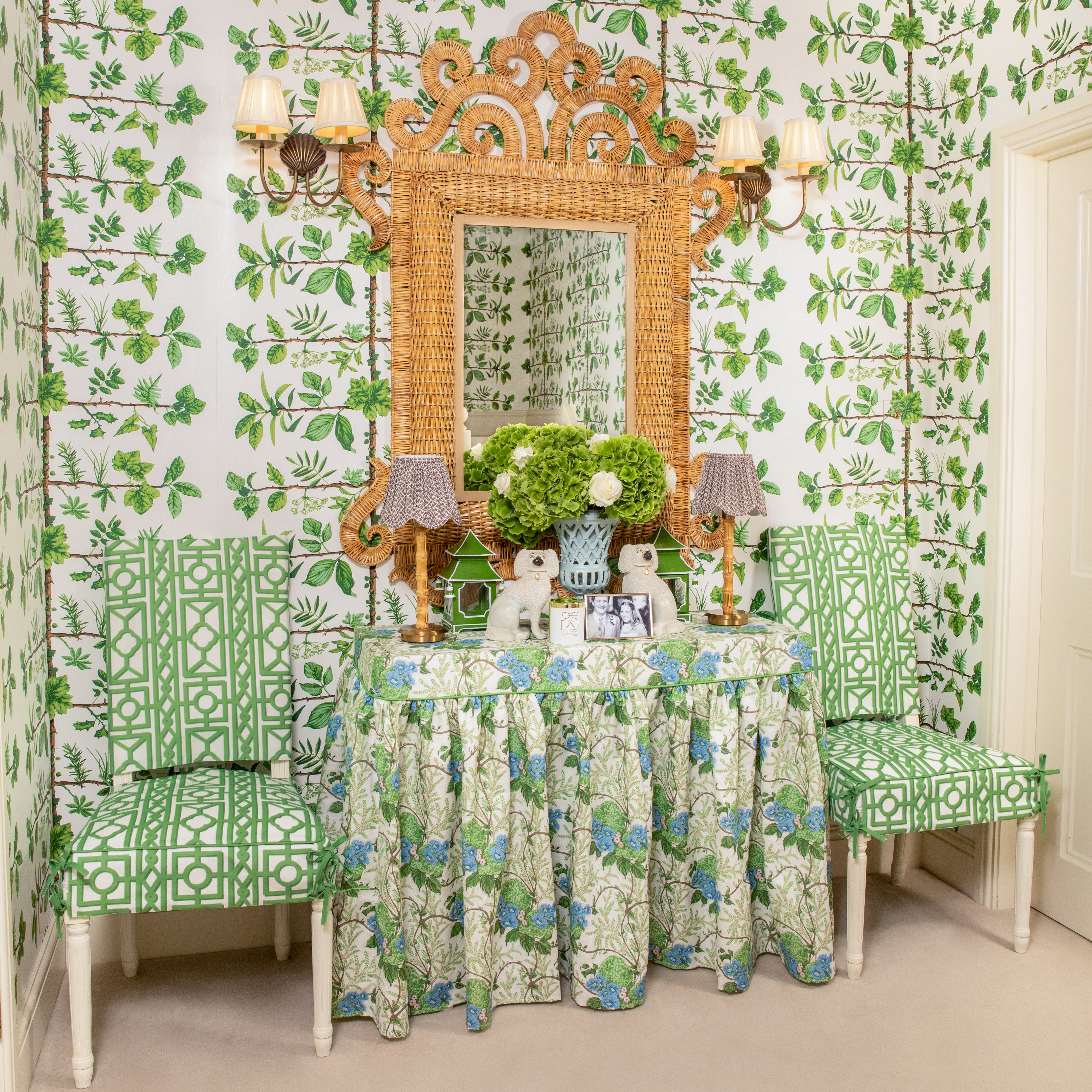 Green Pavilion Fabric