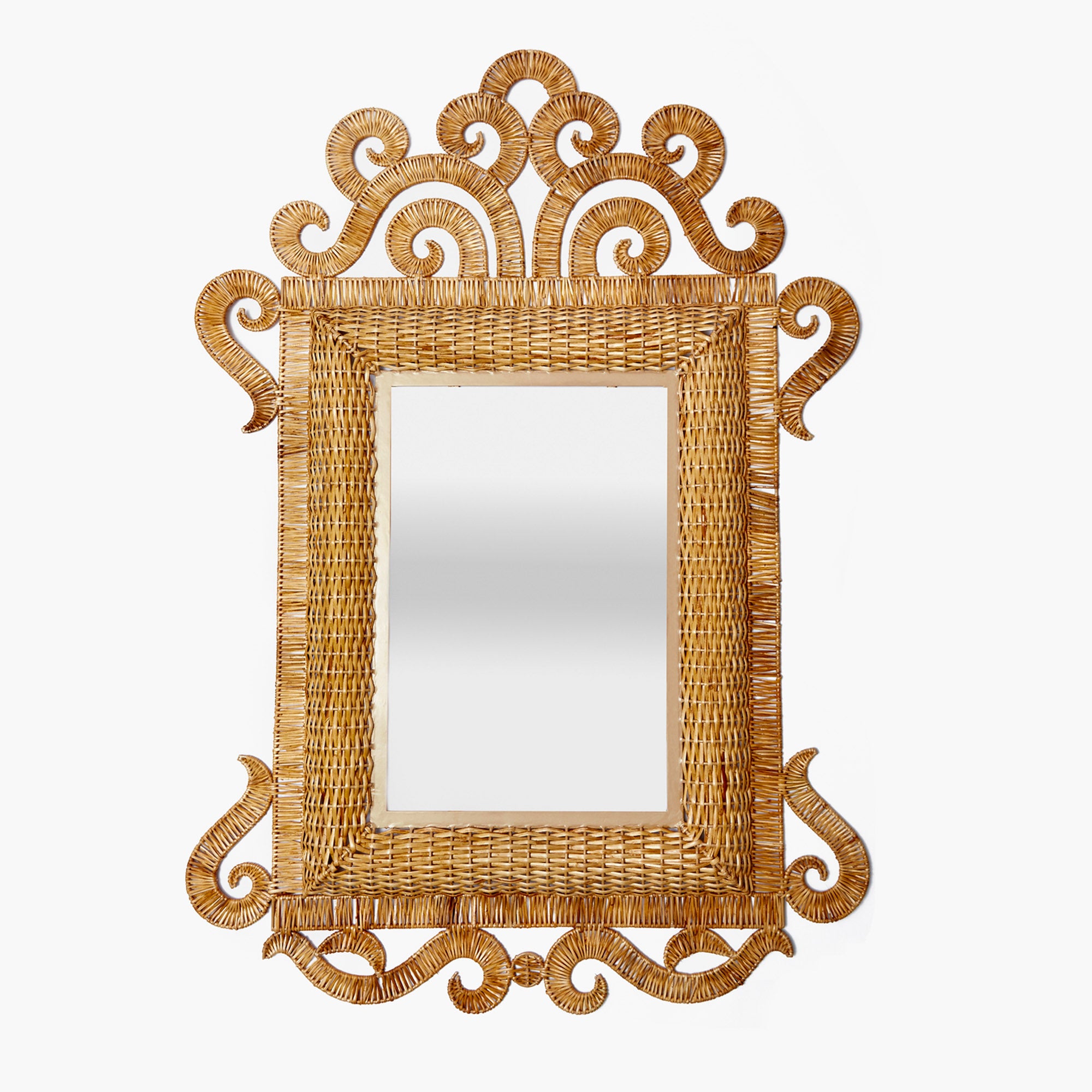 The Grand Rattan Mirror