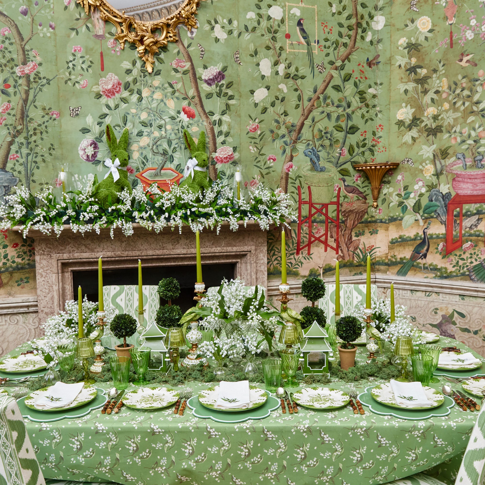 Seville Green Gardênia Dinner Plate