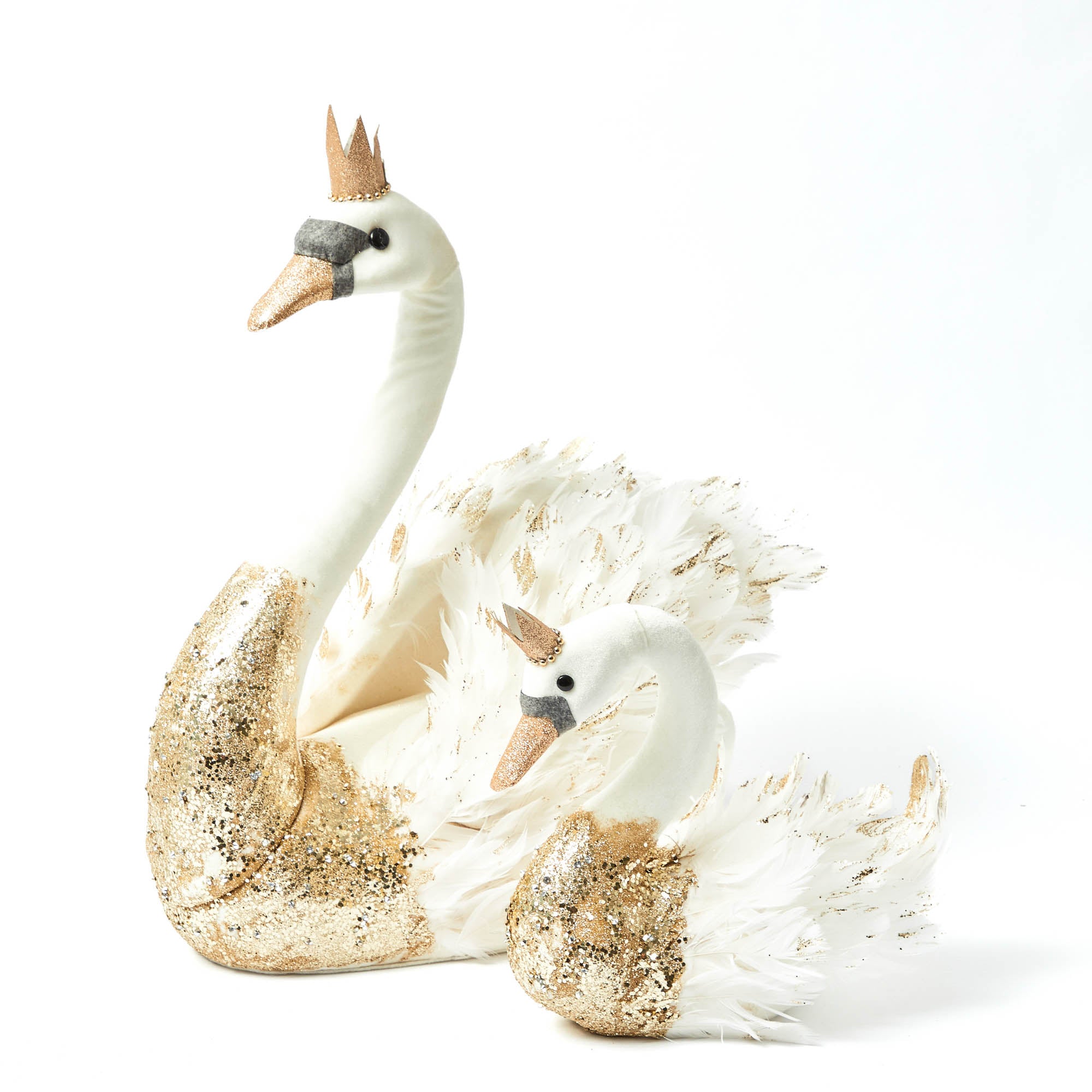 Large Giselle Glitter Swan