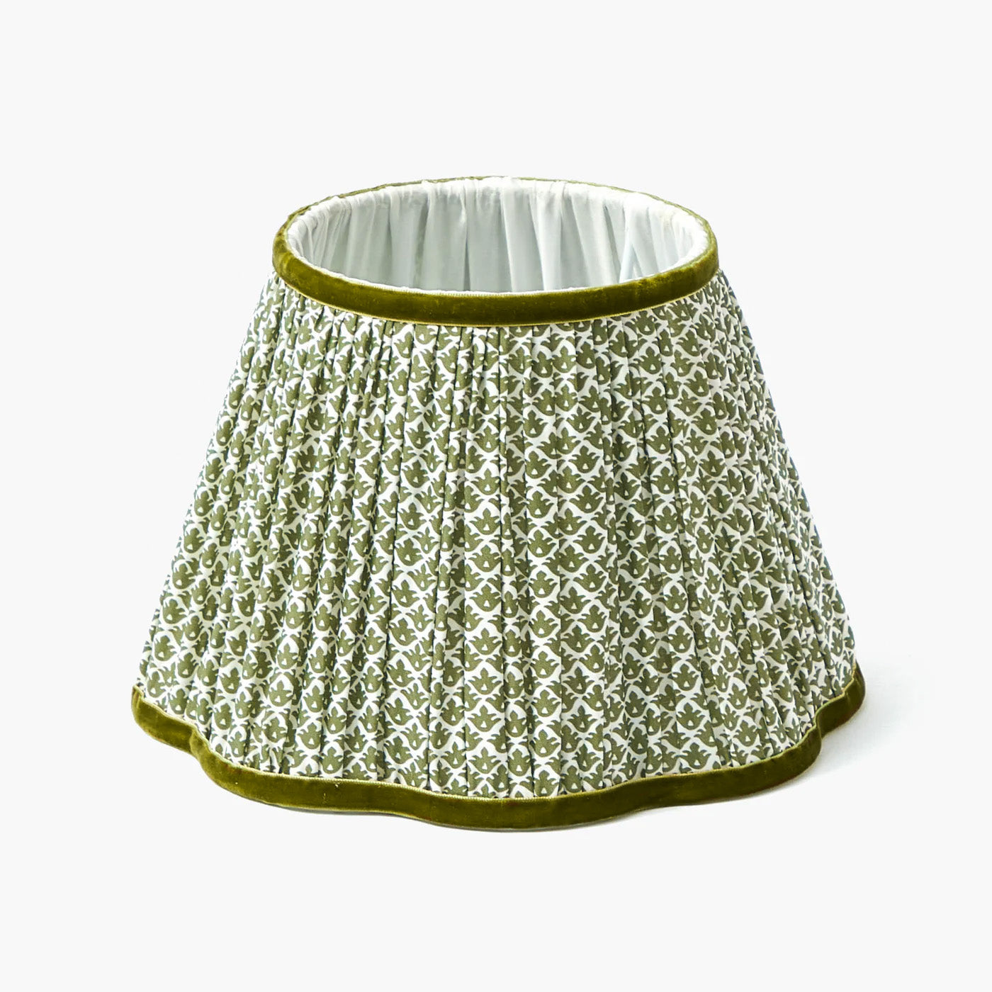 Olive Lotus Lampshade (22cm)