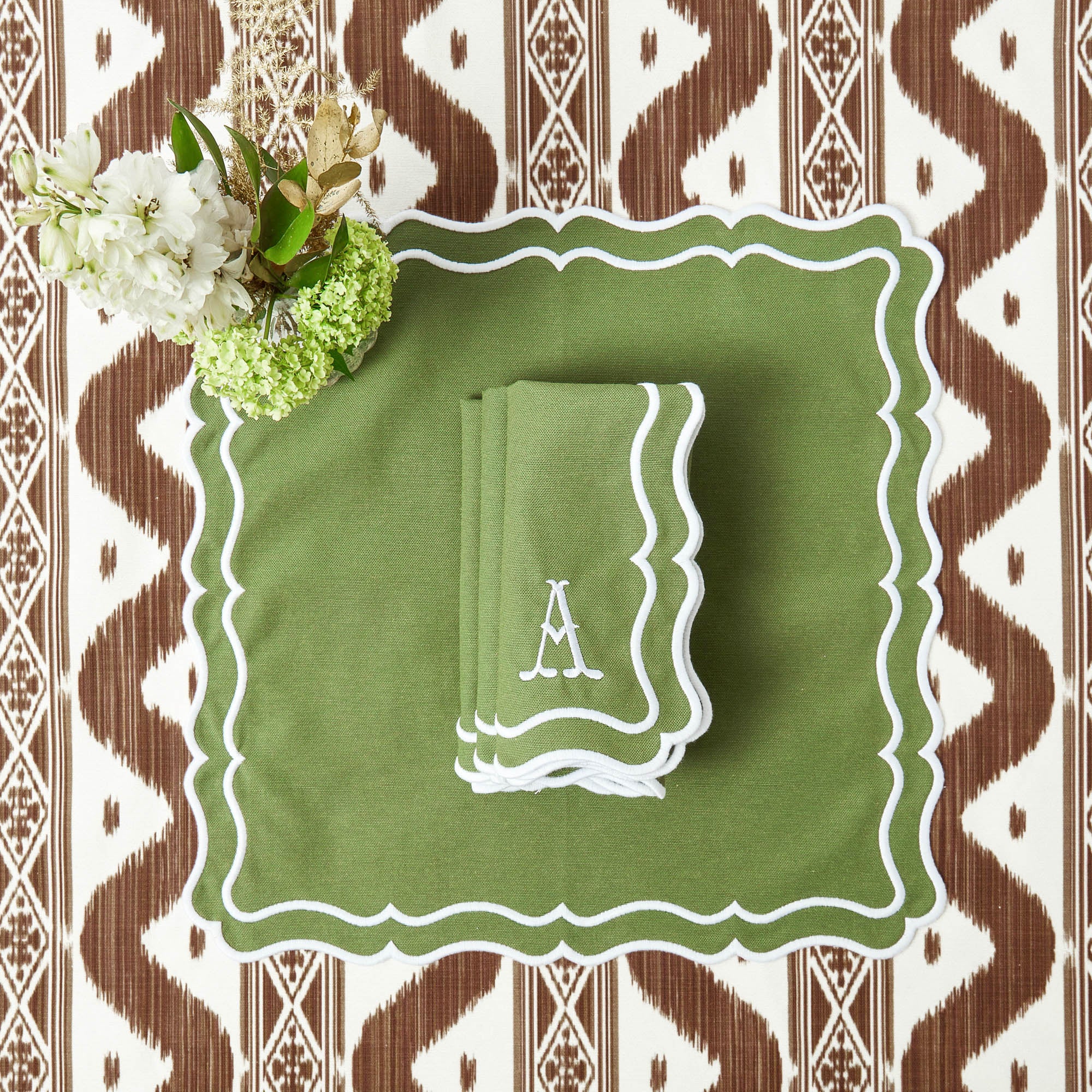 Katherine Green Napkins (Set of 4)