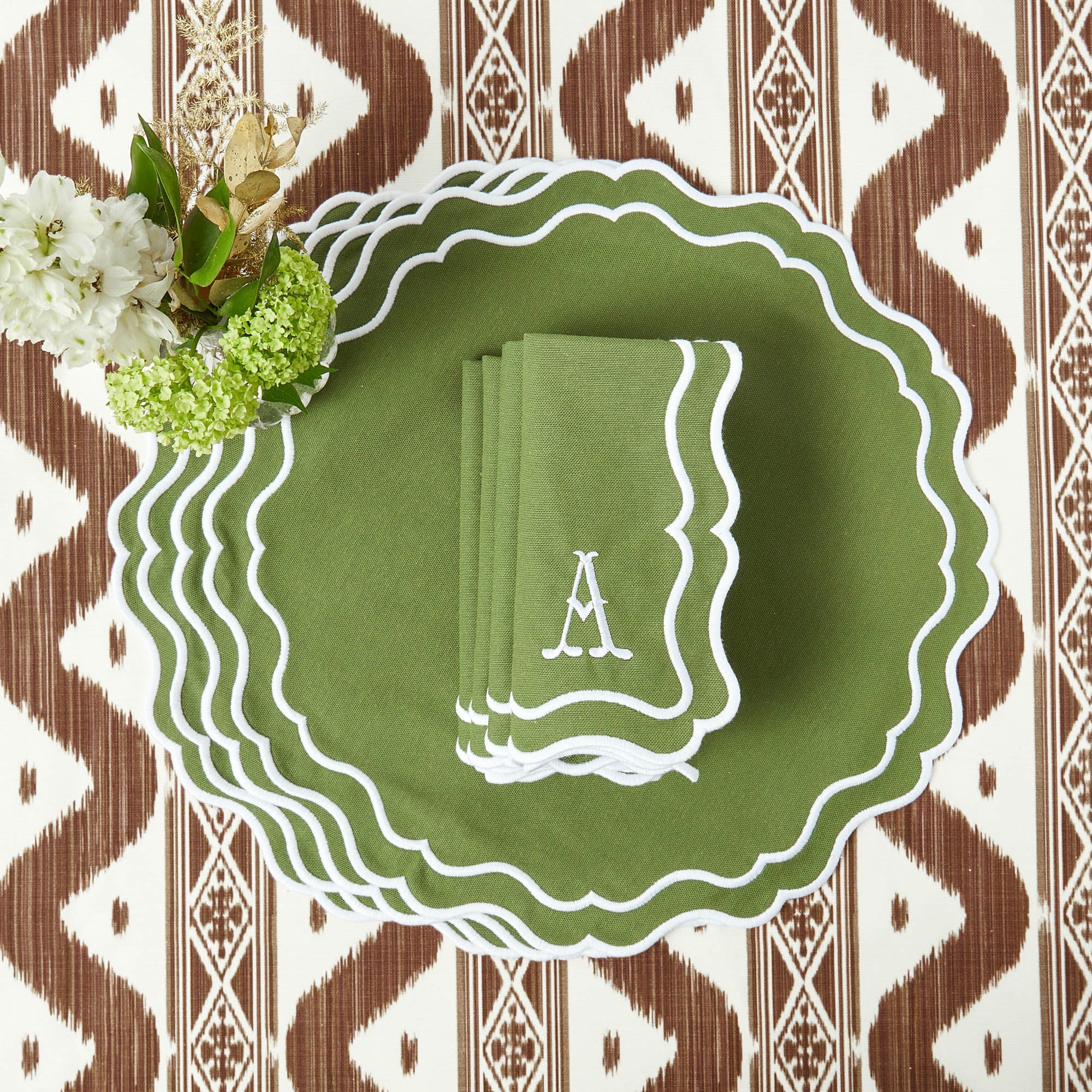 Katherine Green Napkins (Set of 4)