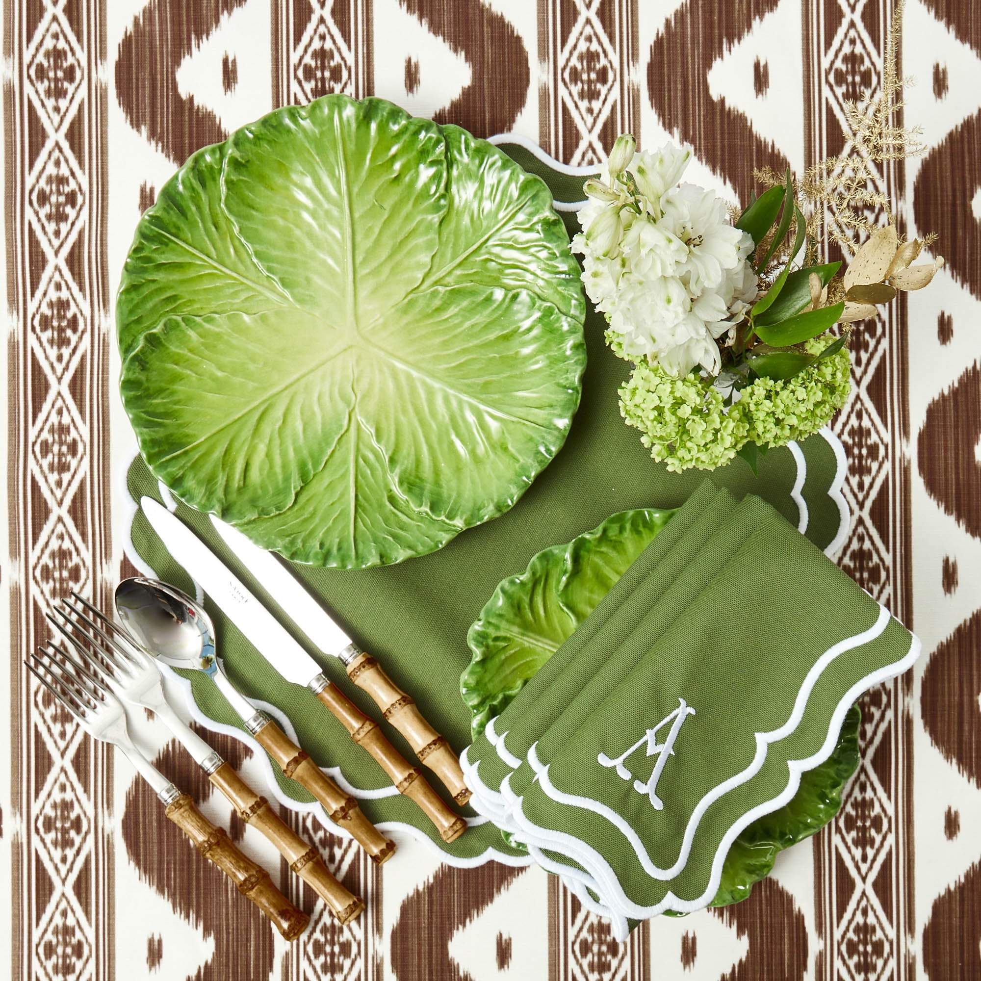 Katherine Green Napkins (Set of 4)